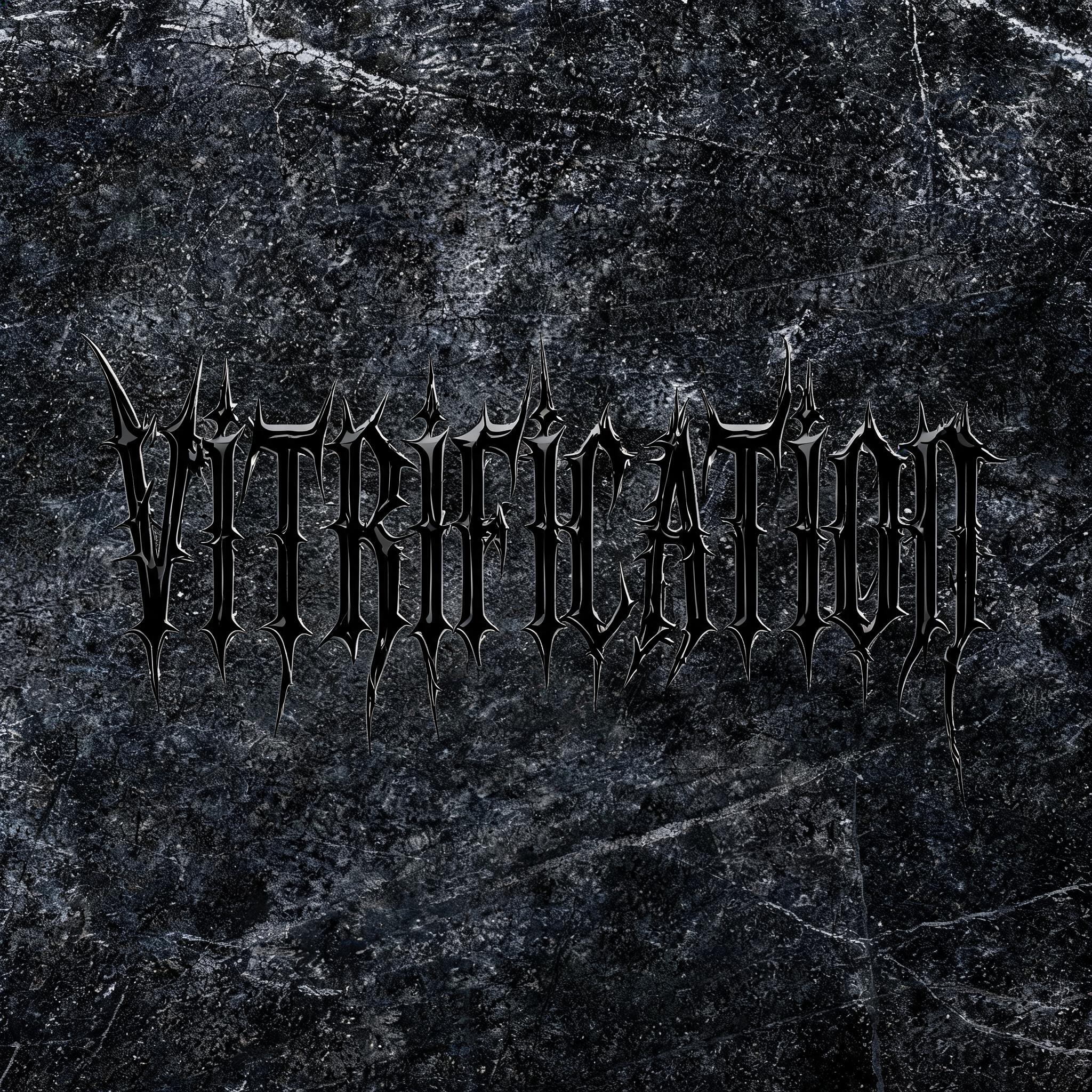 "Vitrification" — Gothic Font | AI Text Effect Generator