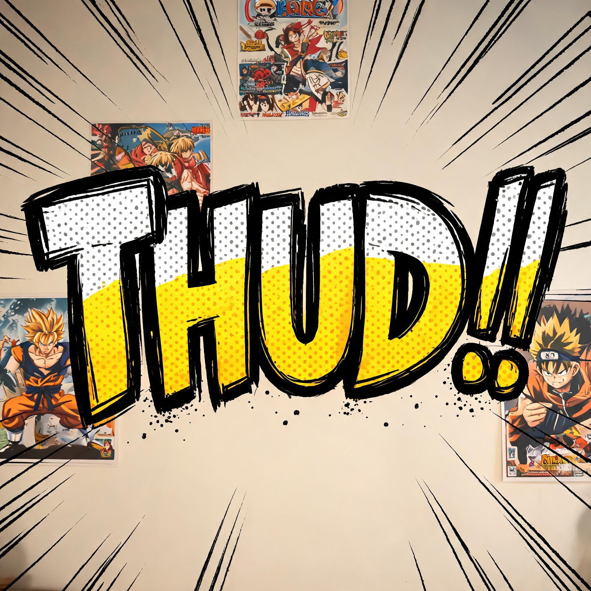 "THUD!!" — Comic Book | AI Text Effect Generator