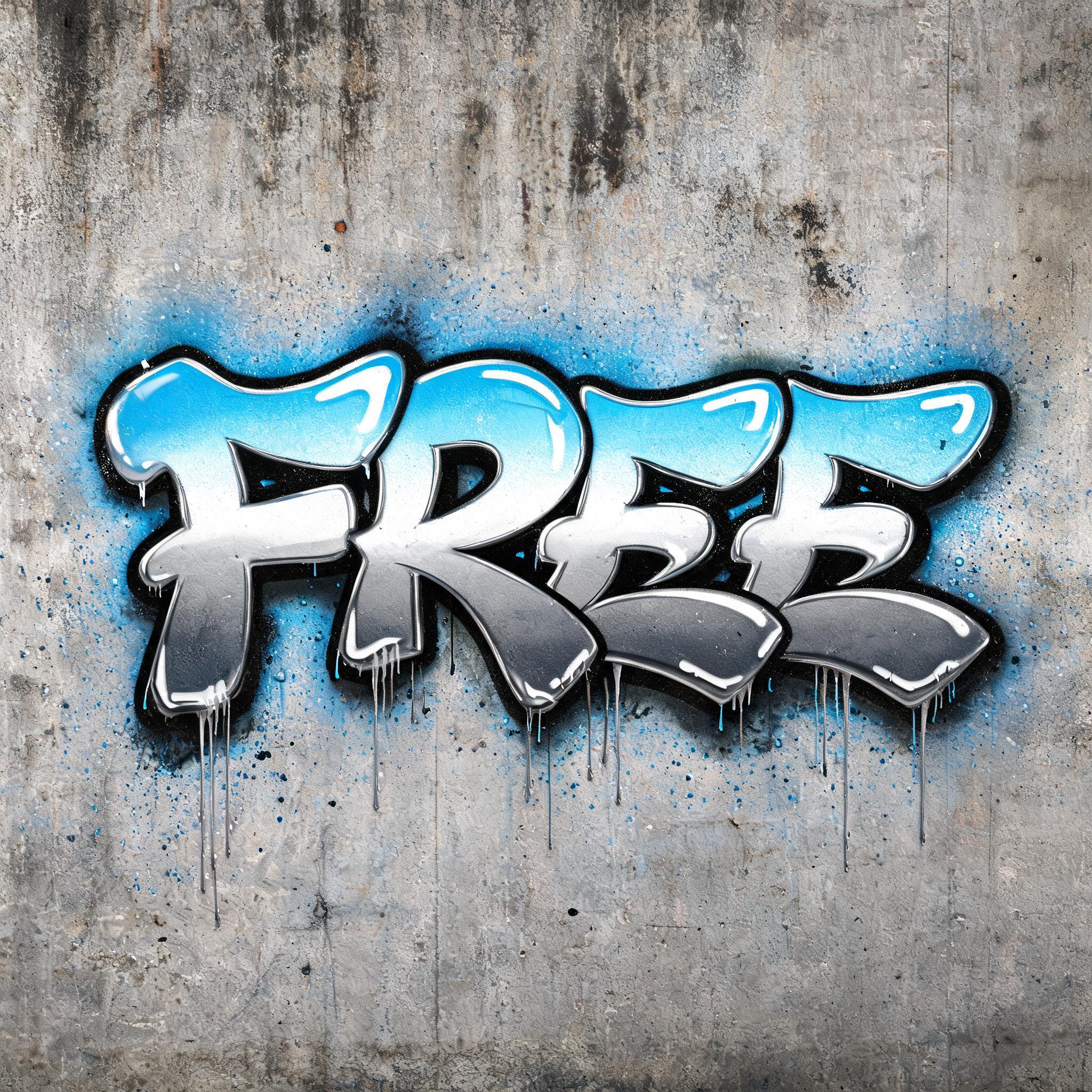 "FREE" — Graffiti | AI Text Effect Generator