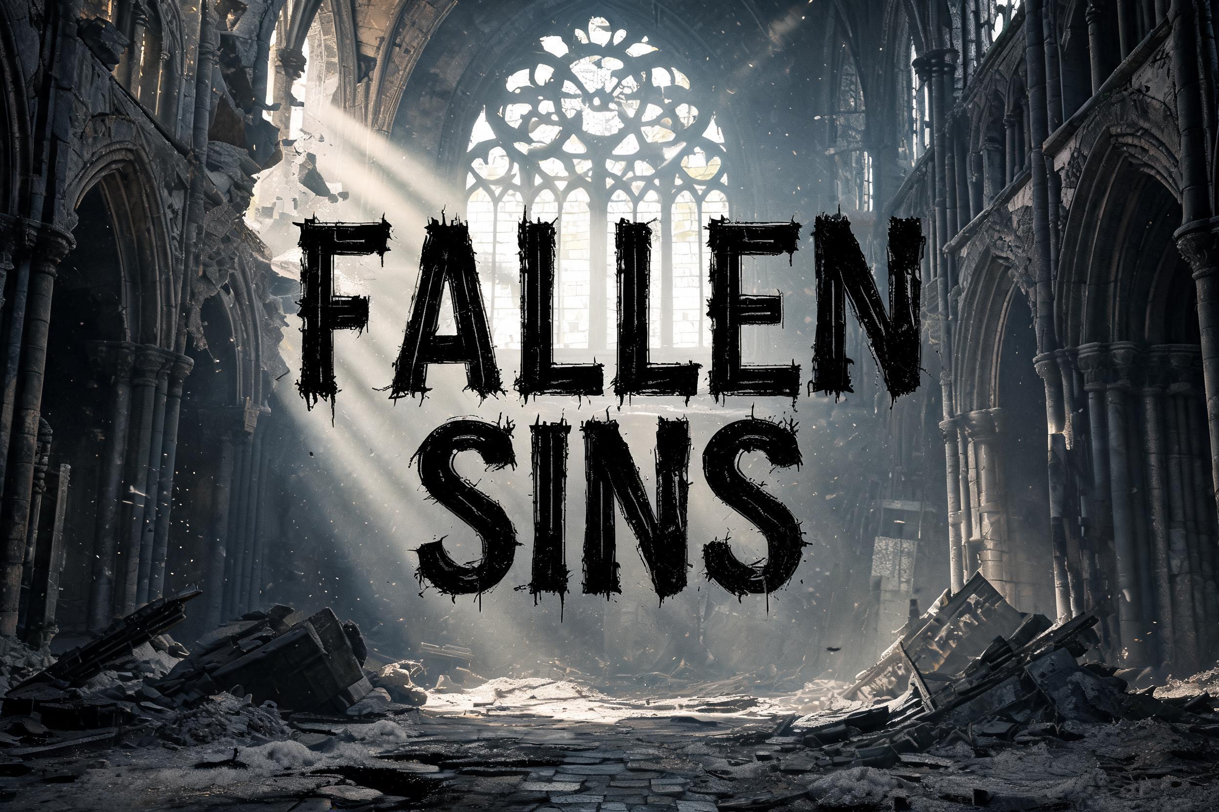 "FALLEN SINS" —  | AI Text Effect Generator