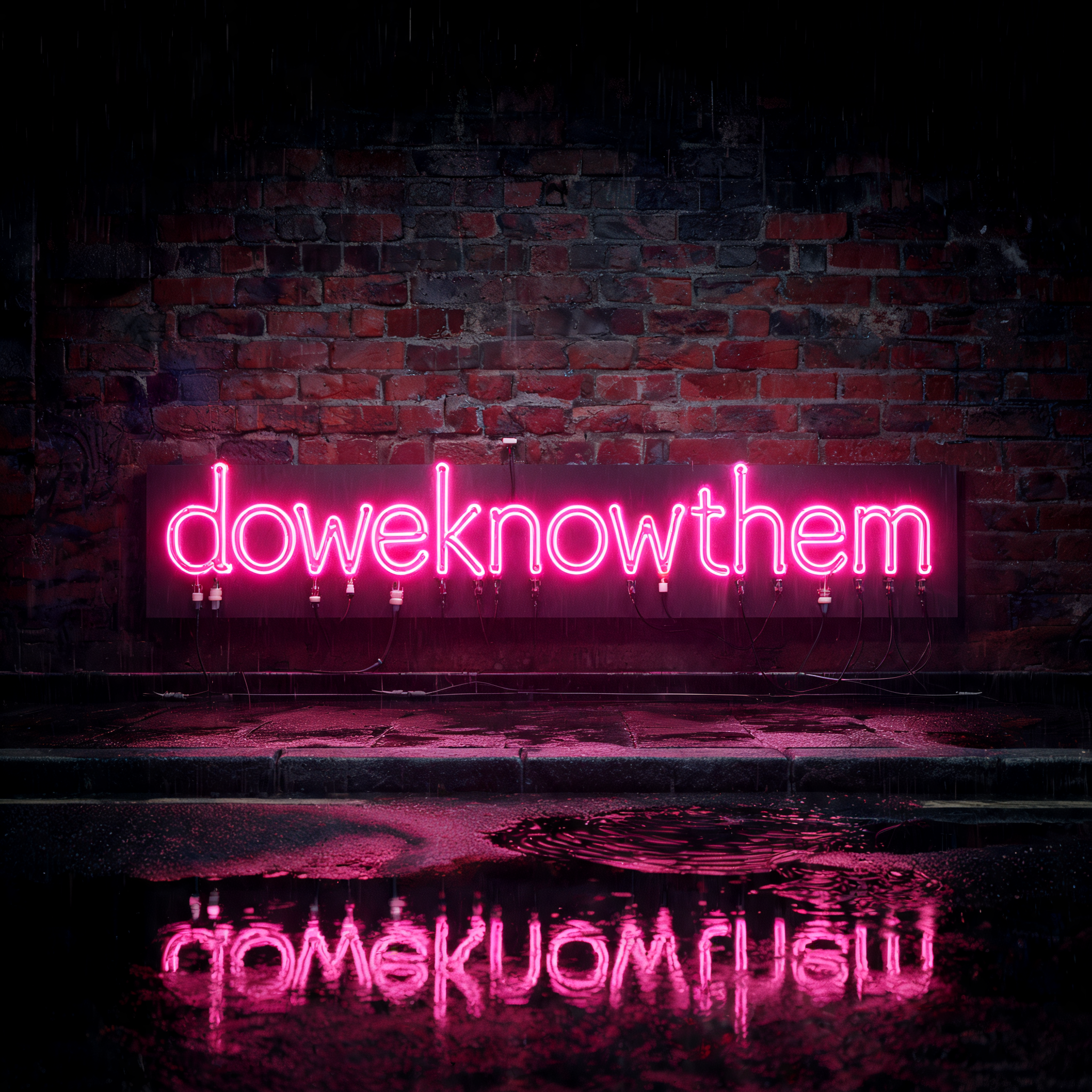 "𝖽𝗈𝗐𝖾𝗄𝗇𝗈𝗐𝗍𝗁𝖾𝗆" — Cyberpunk Electric Neon text effect