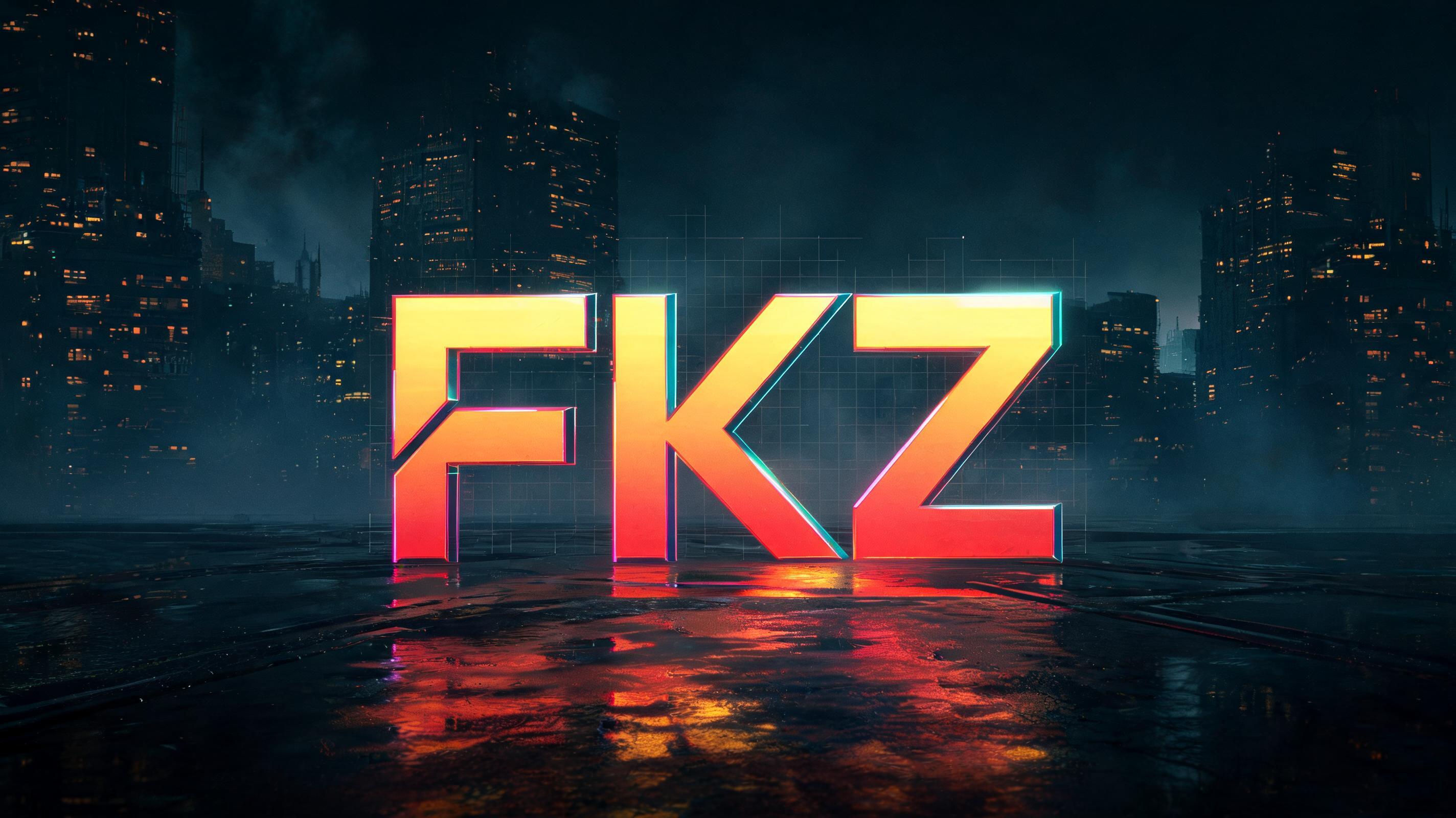 "FKZ" — Cyberpunk 2077 | AI Text Effect Generator