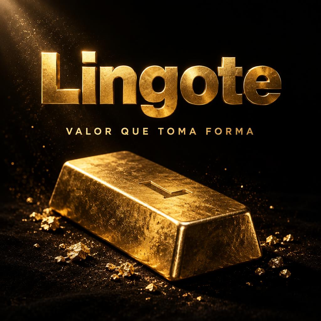 "Lingote
VALOR QUE TOMA FORMA" — Luxury Gold | AI Text Effect Generator