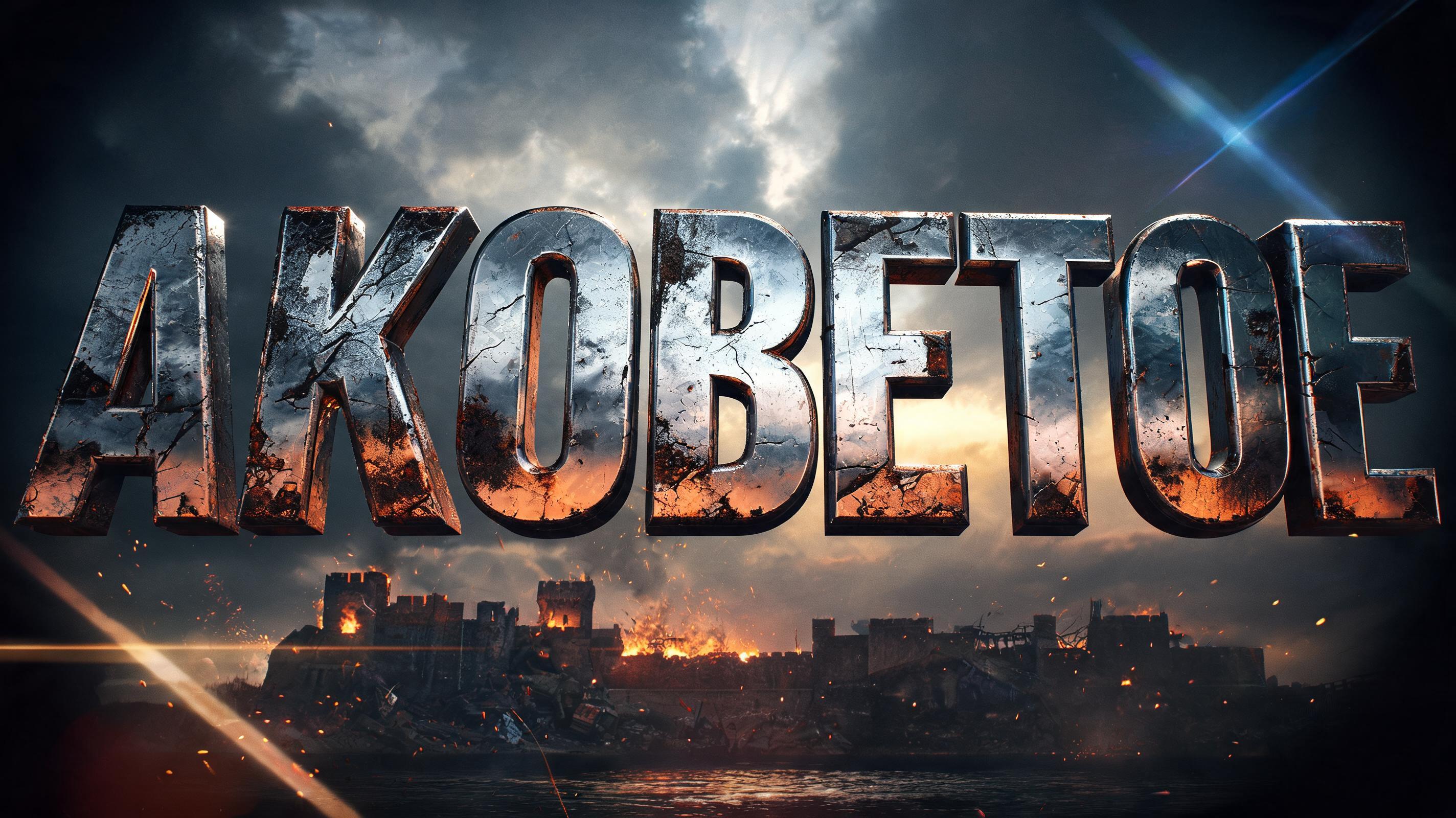 "AKOBETOE" — Cinematic Blockbuster | AI Text Effect Generator