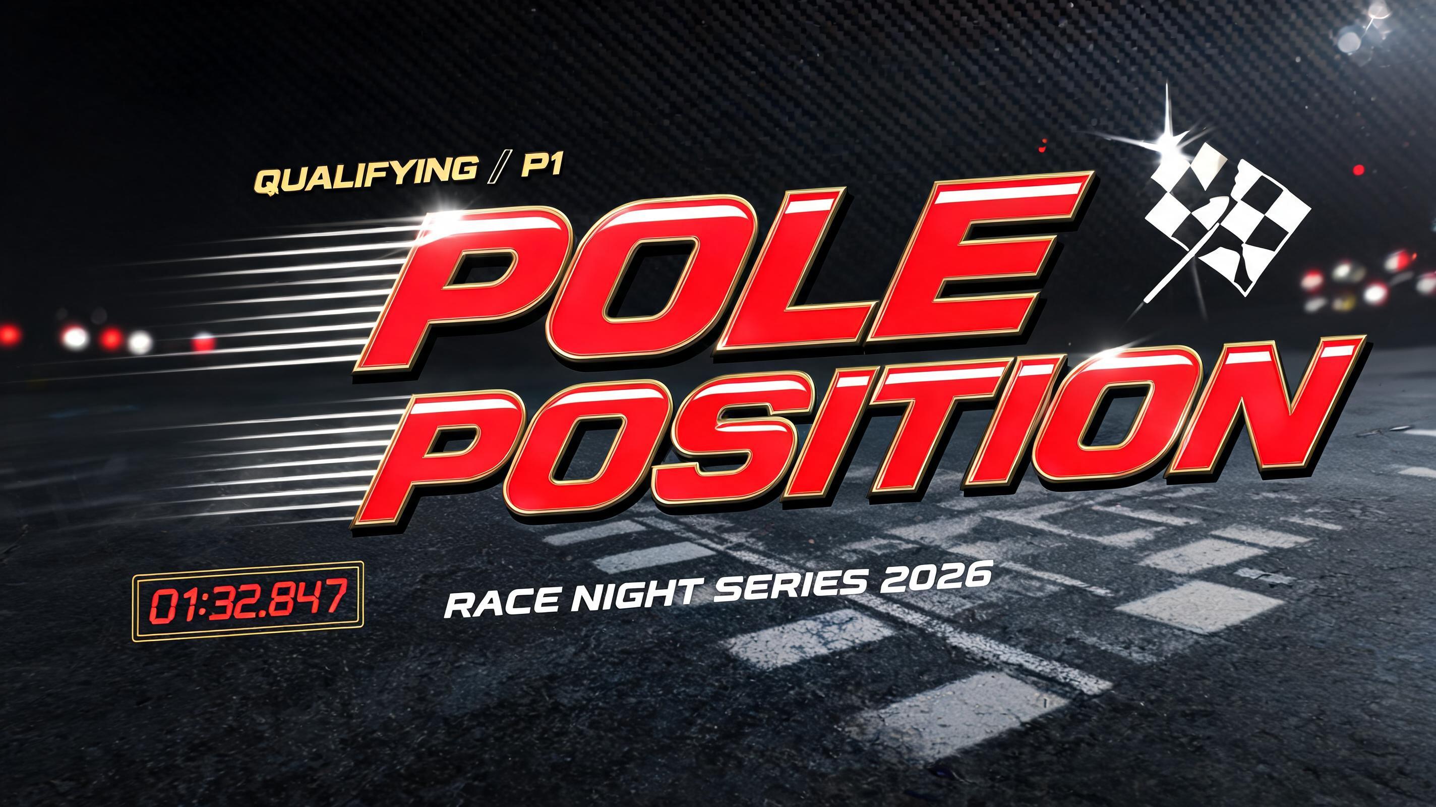 "Make me a wide race banner that says POLE POSITION in sharp racing type" — Racing | AI Text Effect Generator