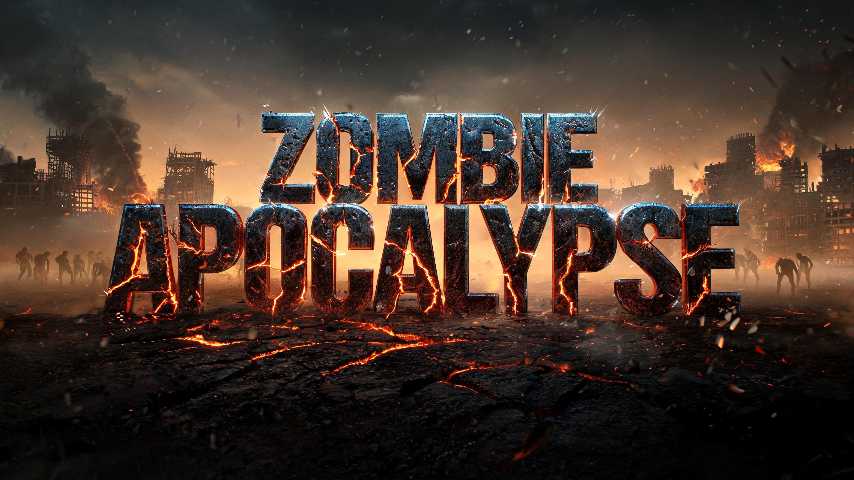 "Zombie Apocalypse" — Post Apocalyptic | AI Text Effect Generator