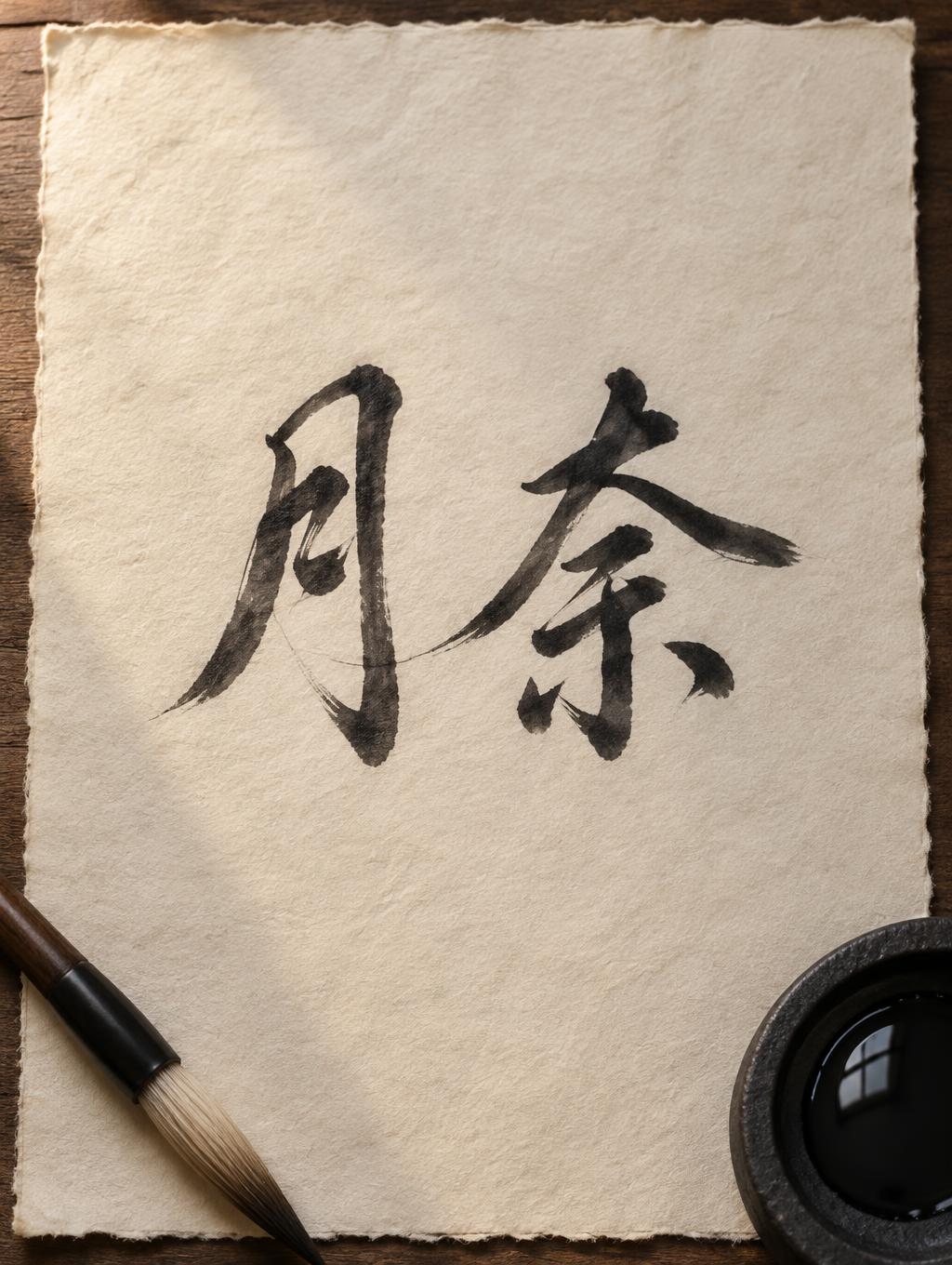 "月奈" —  | AI Text Effect Generator