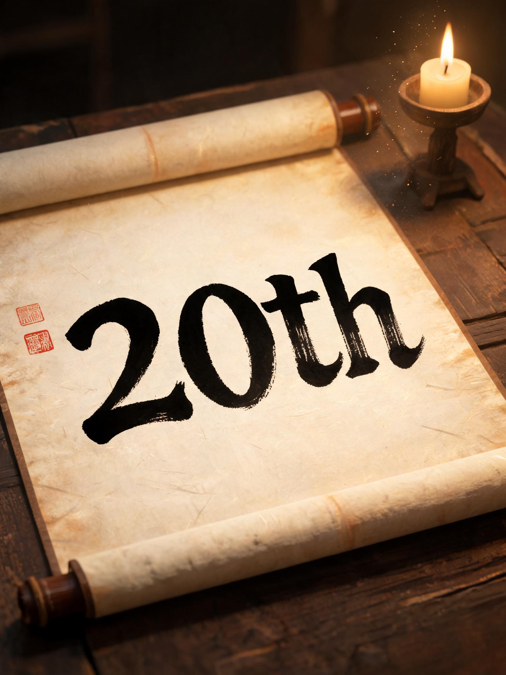 "20th" —  | AI Text Effect Generator