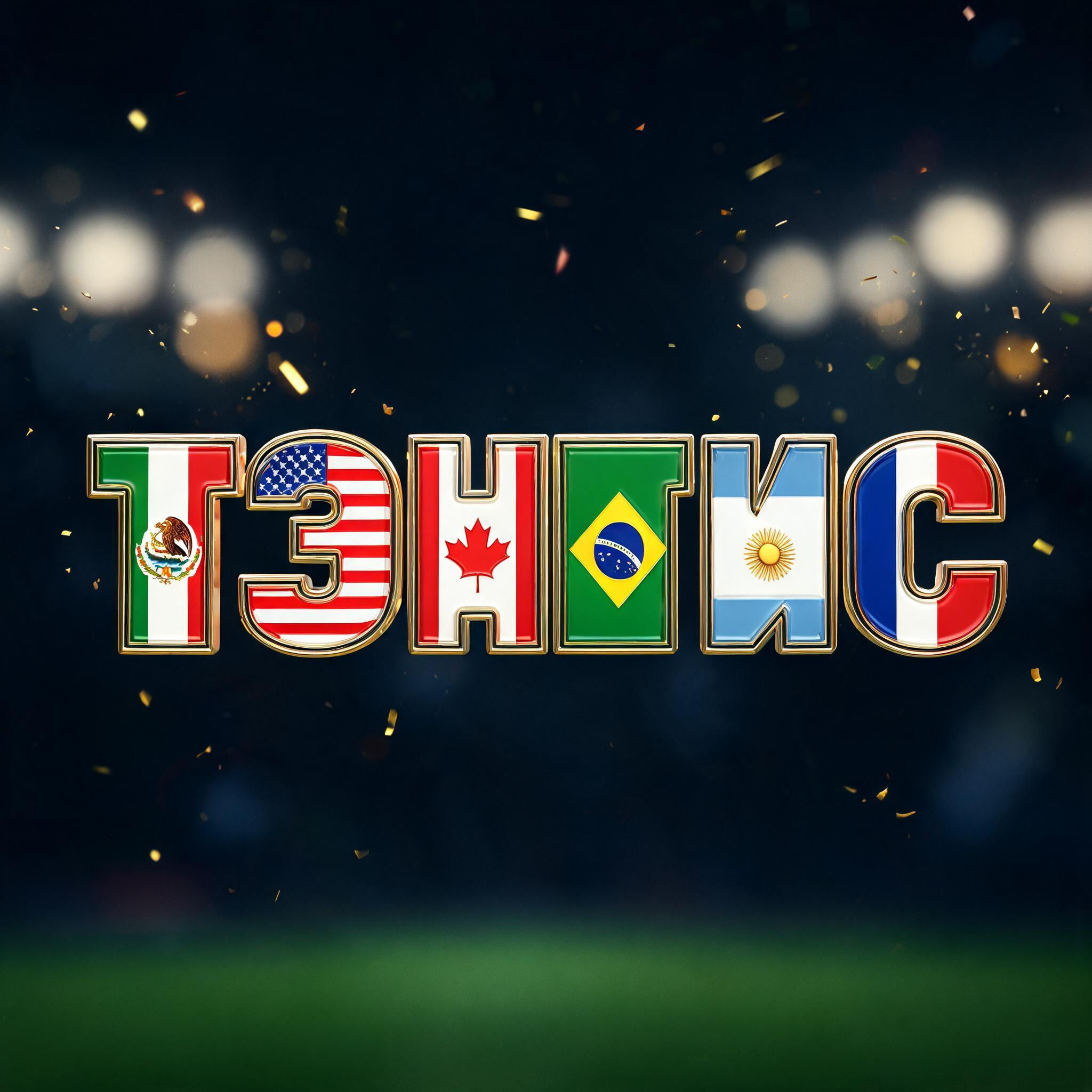 "ТЭНГИС" — Sports Football | AI Text Effect Generator