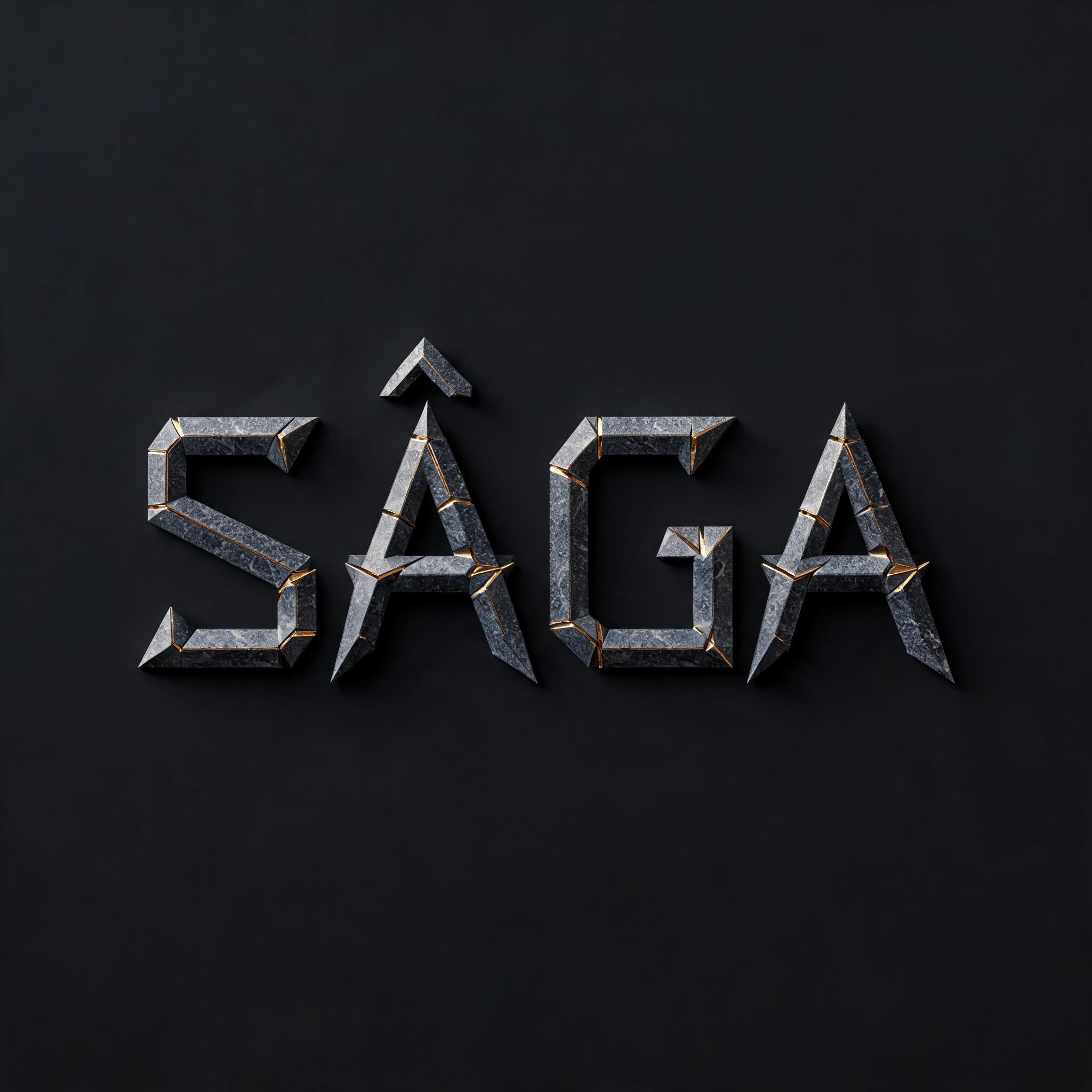 "SÀGA" — Viking Runic | AI Text Effect Generator