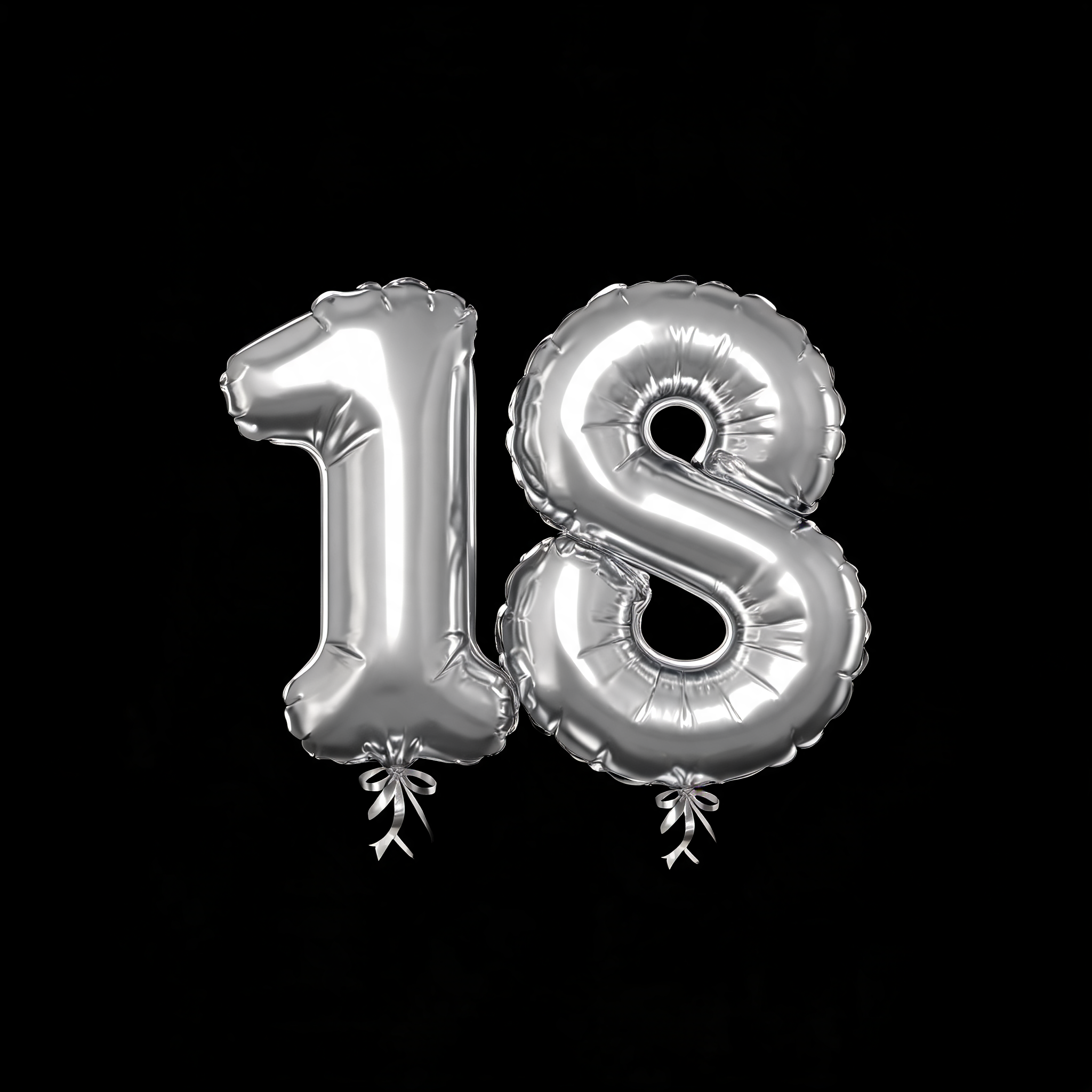"18" — Y2k Bubbly | AI Text Effect Generator