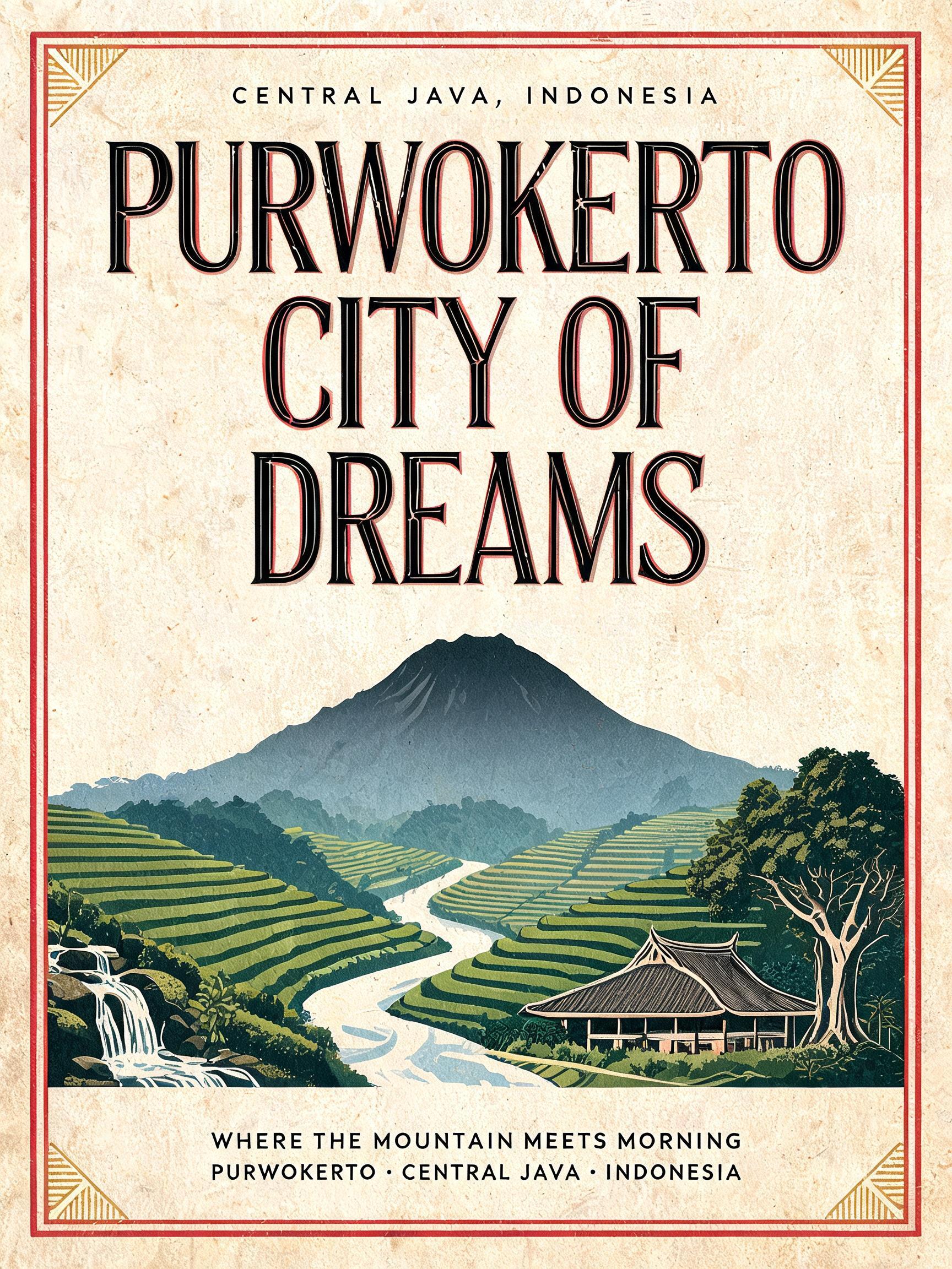 "PURWOKERTO CITY OF DREAMS" — Chicano | AI Text Effect Generator