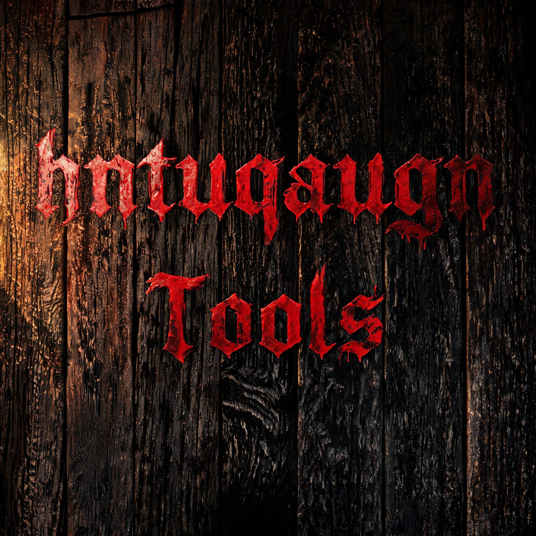"hntuqaugn Tools" — Drip Font Blood | AI Text Effect Generator