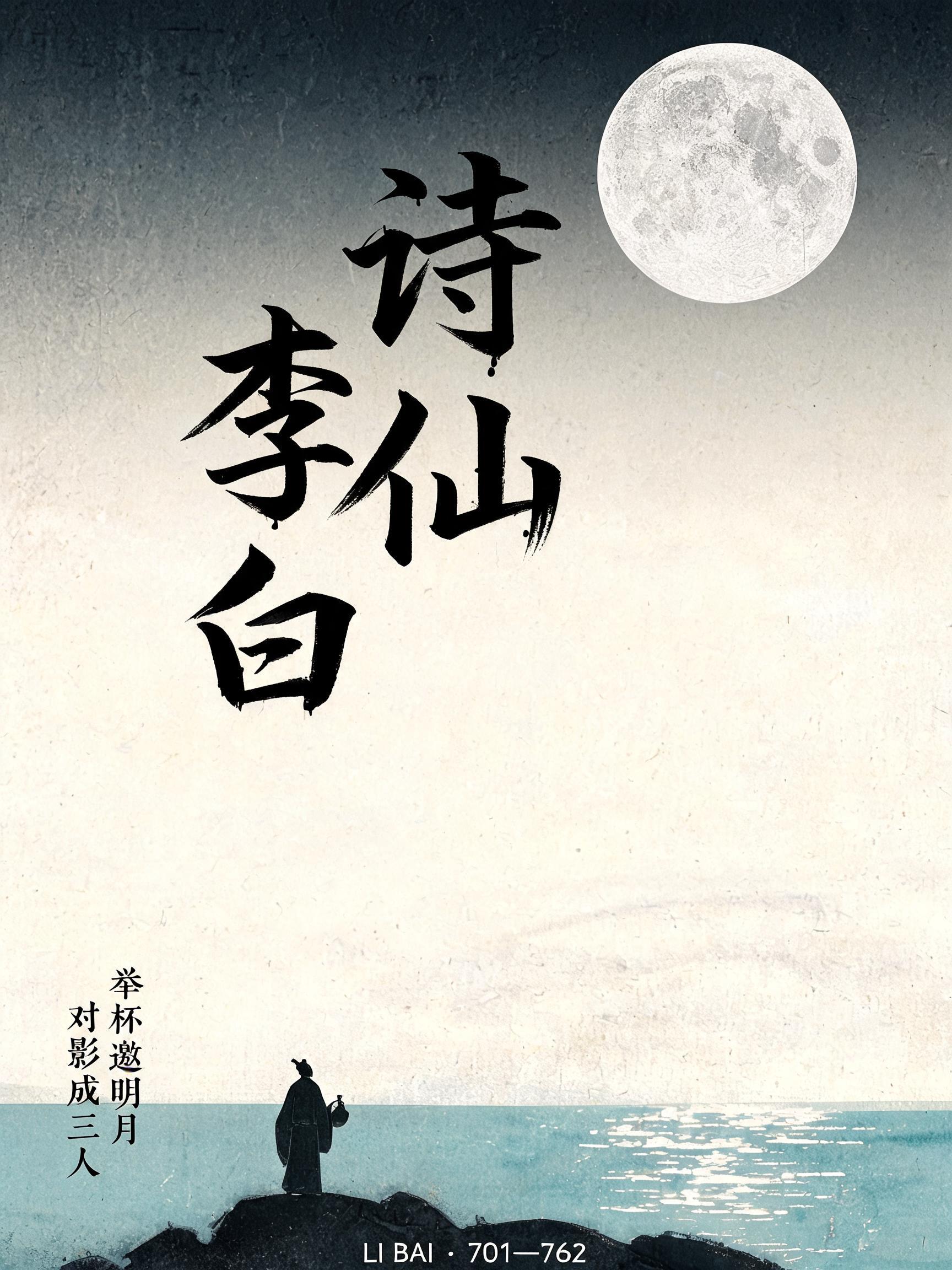 "诗仙李白" — Brush Stroke | AI Text Effect Generator