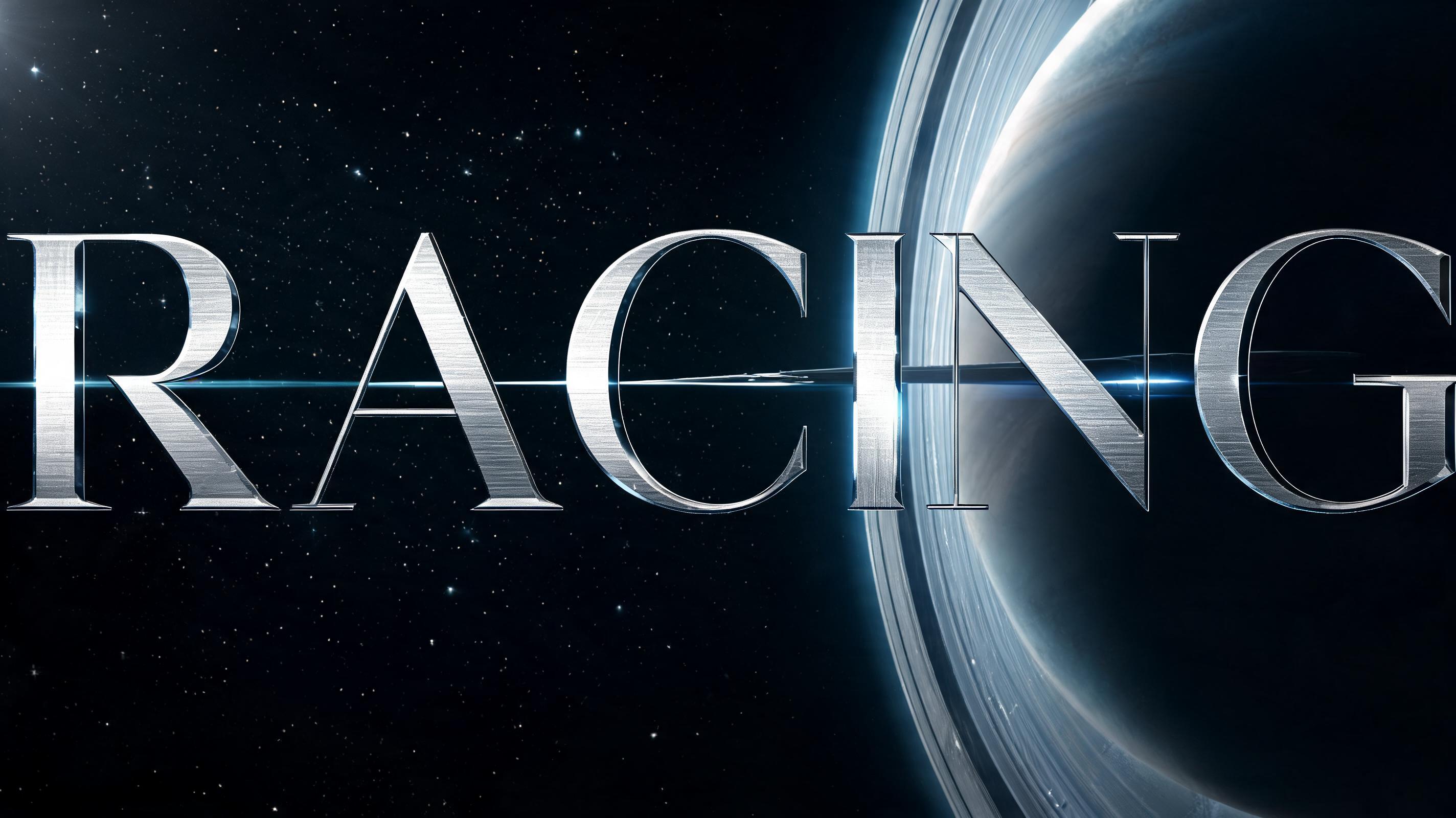 "racing" — Cinematic Scifi | AI Text Effect Generator