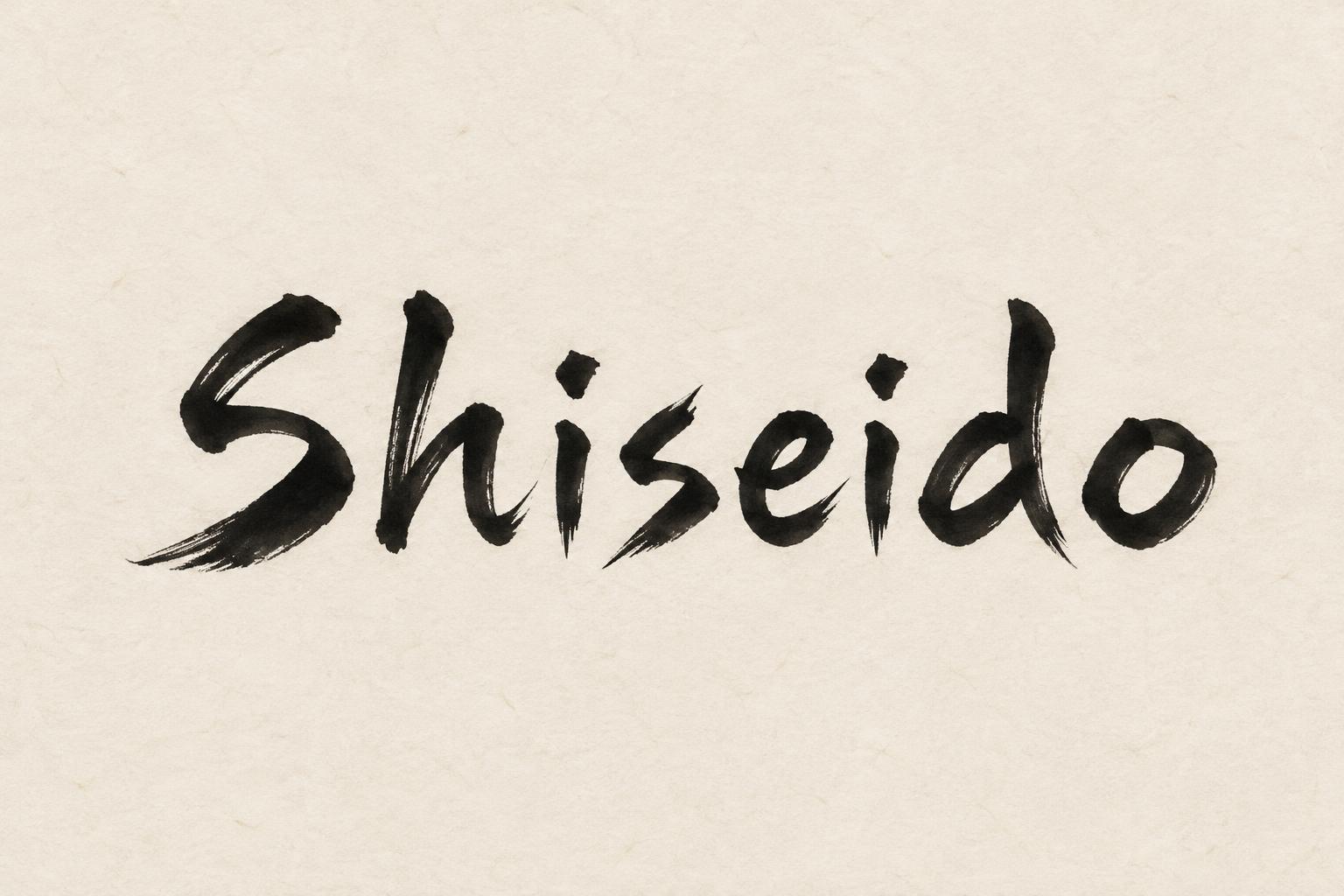 "Shiseido" — Brush Japanese Ink | AI Text Effect Generator