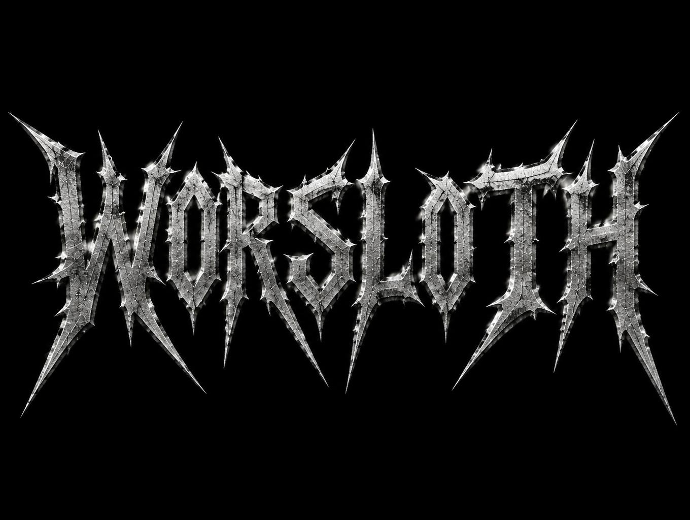 "WORSLOTH" — Gothic text effect
