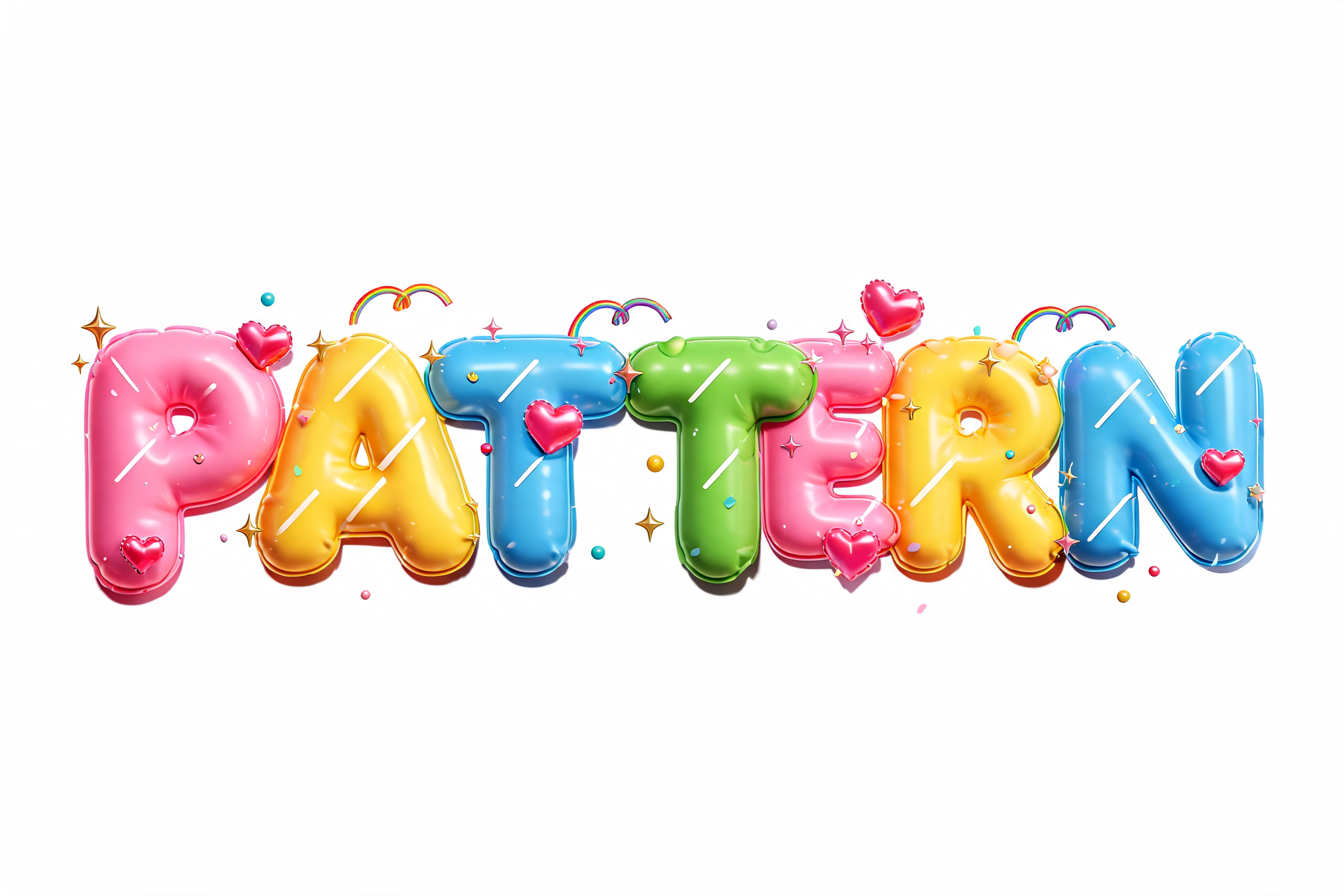 "PATTERN" — Kids Gift text effect