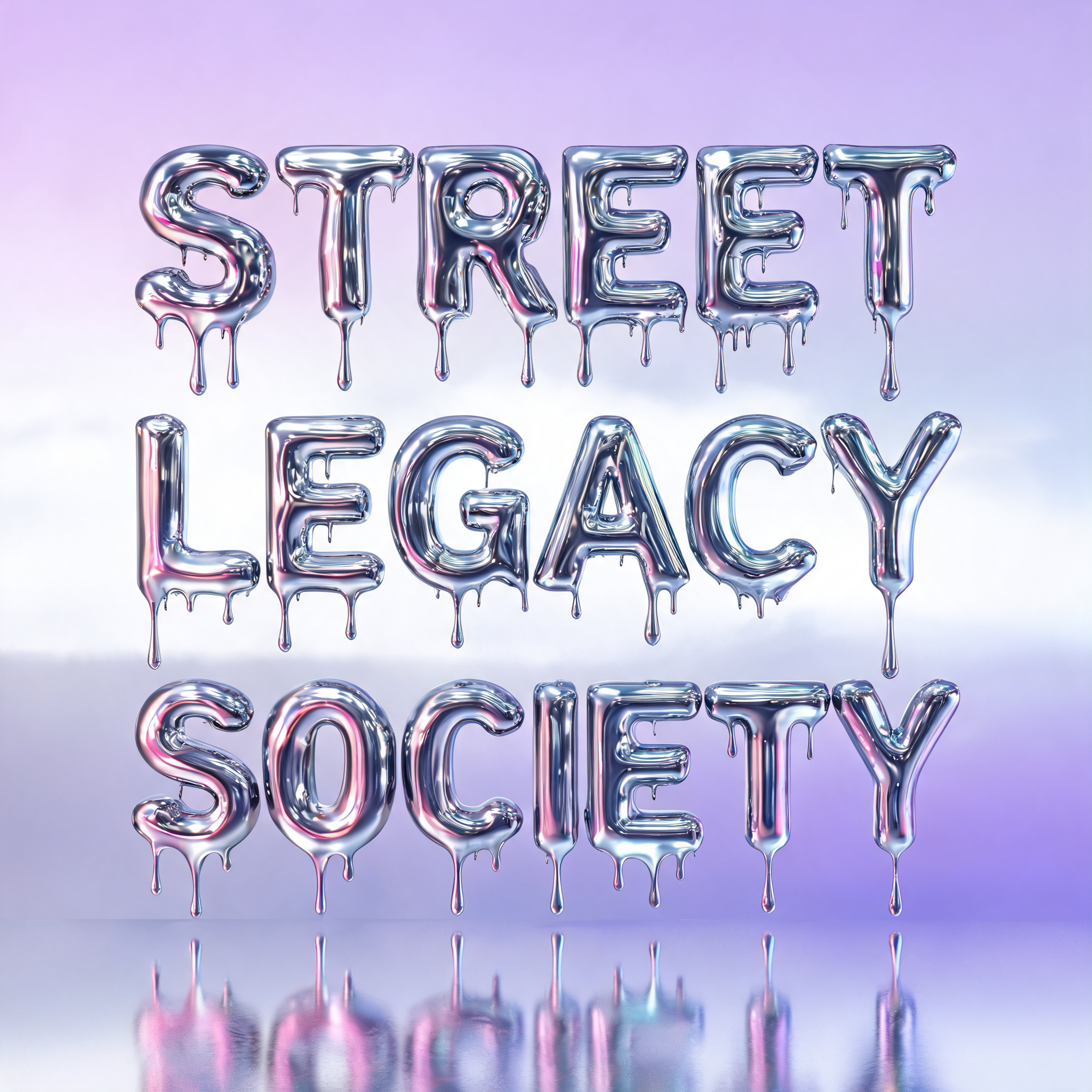 "Street Legacy Society" — Y2k Liquid | AI Text Effect Generator