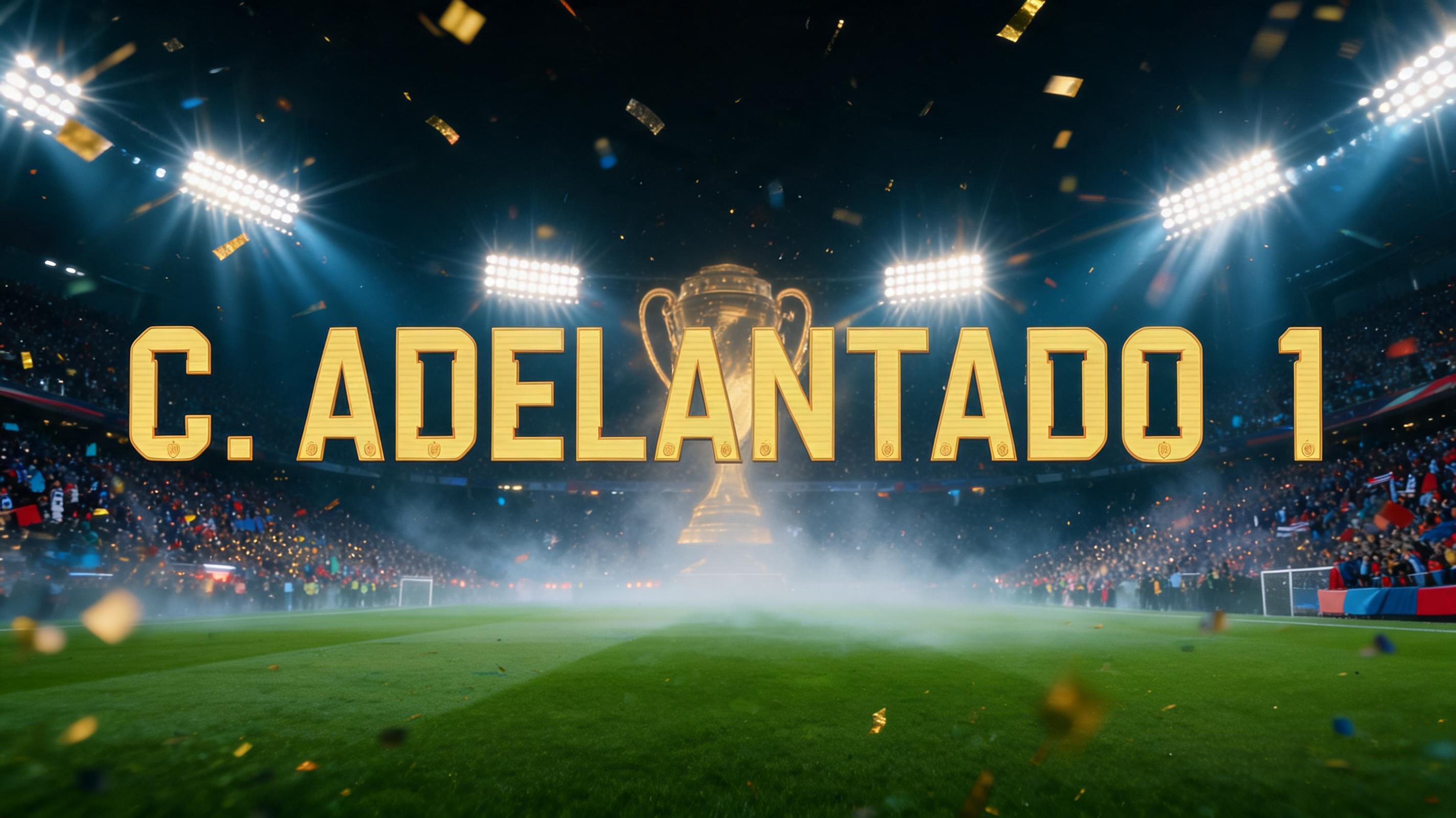 "C. ADELANTADO 1" — Sports Football | AI Text Effect Generator