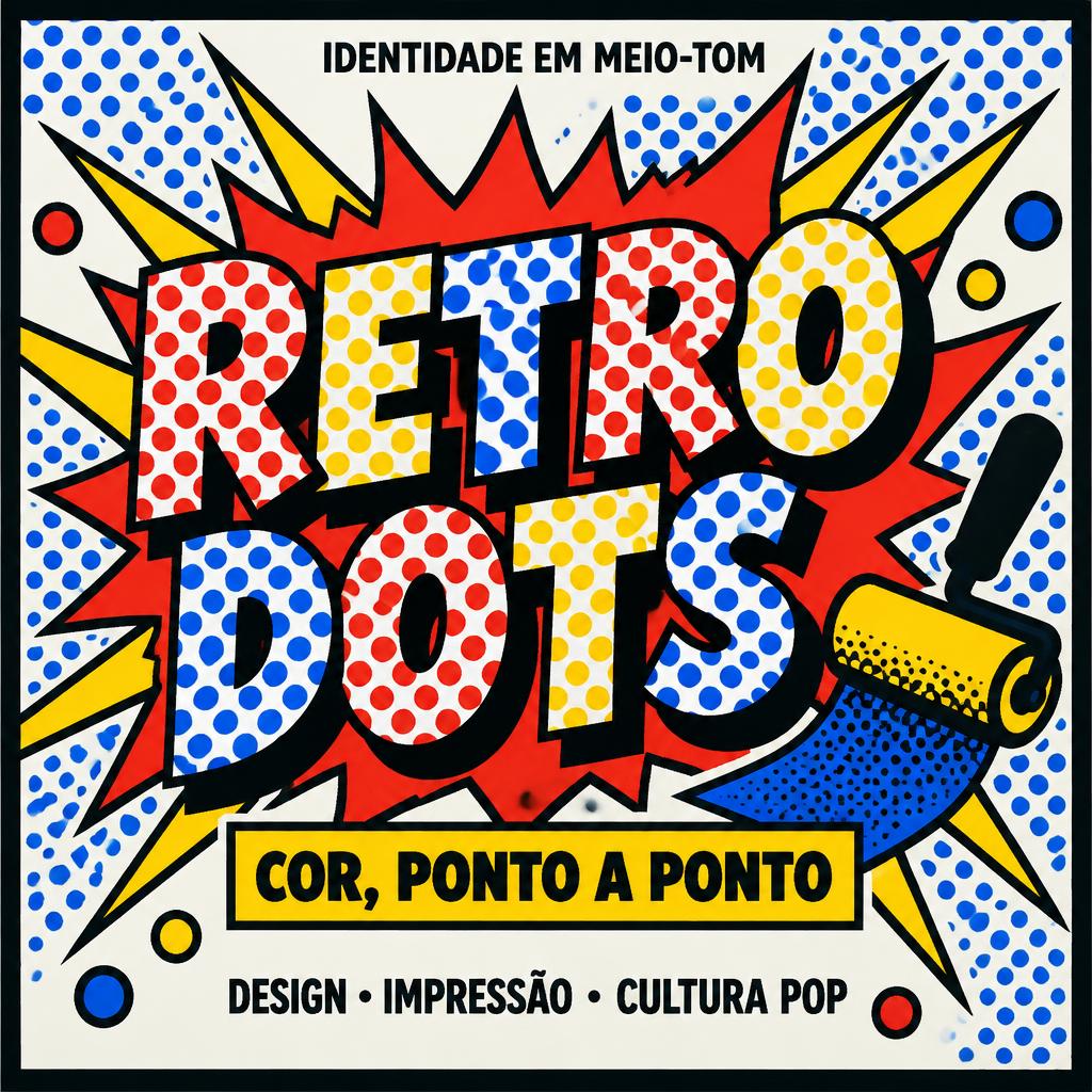 RETRO DOTS
IDENTIDADE EM MEIO-TOM
COR, PONTO A PONTO
DESIGN • IMPRESSÃO • CULTURA POP