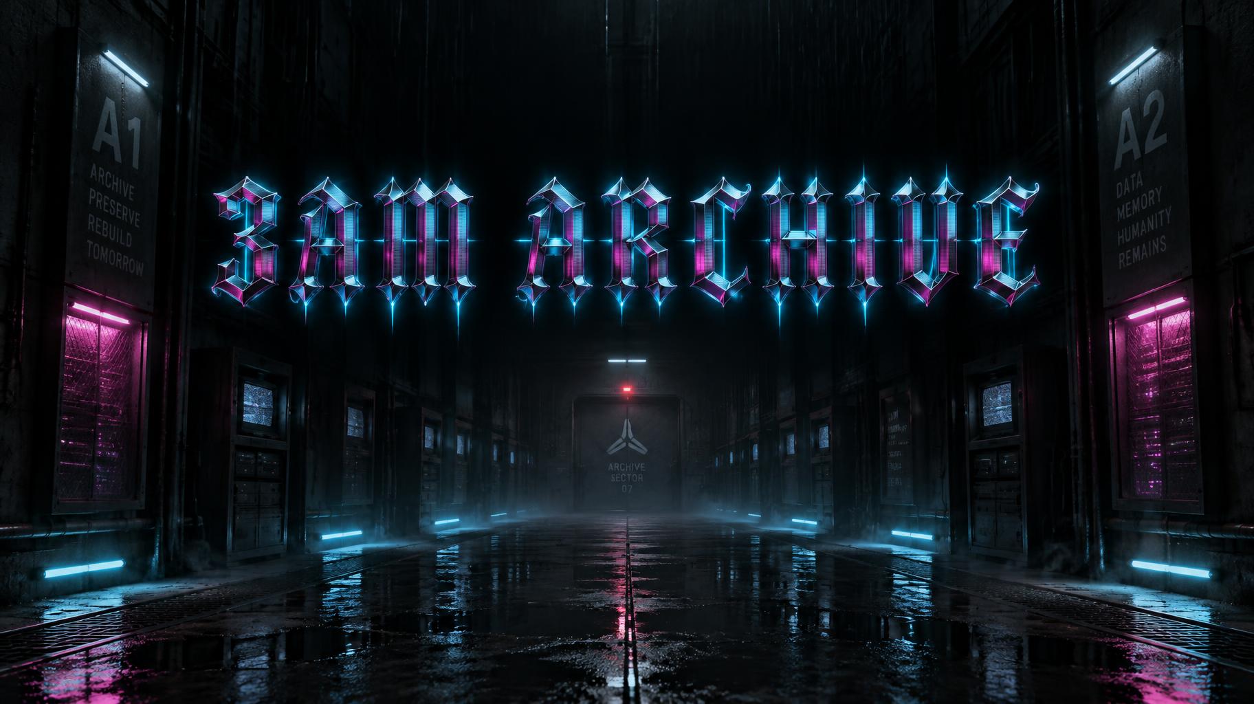 "3AM ARCHIVE" —  | AI Text Effect Generator