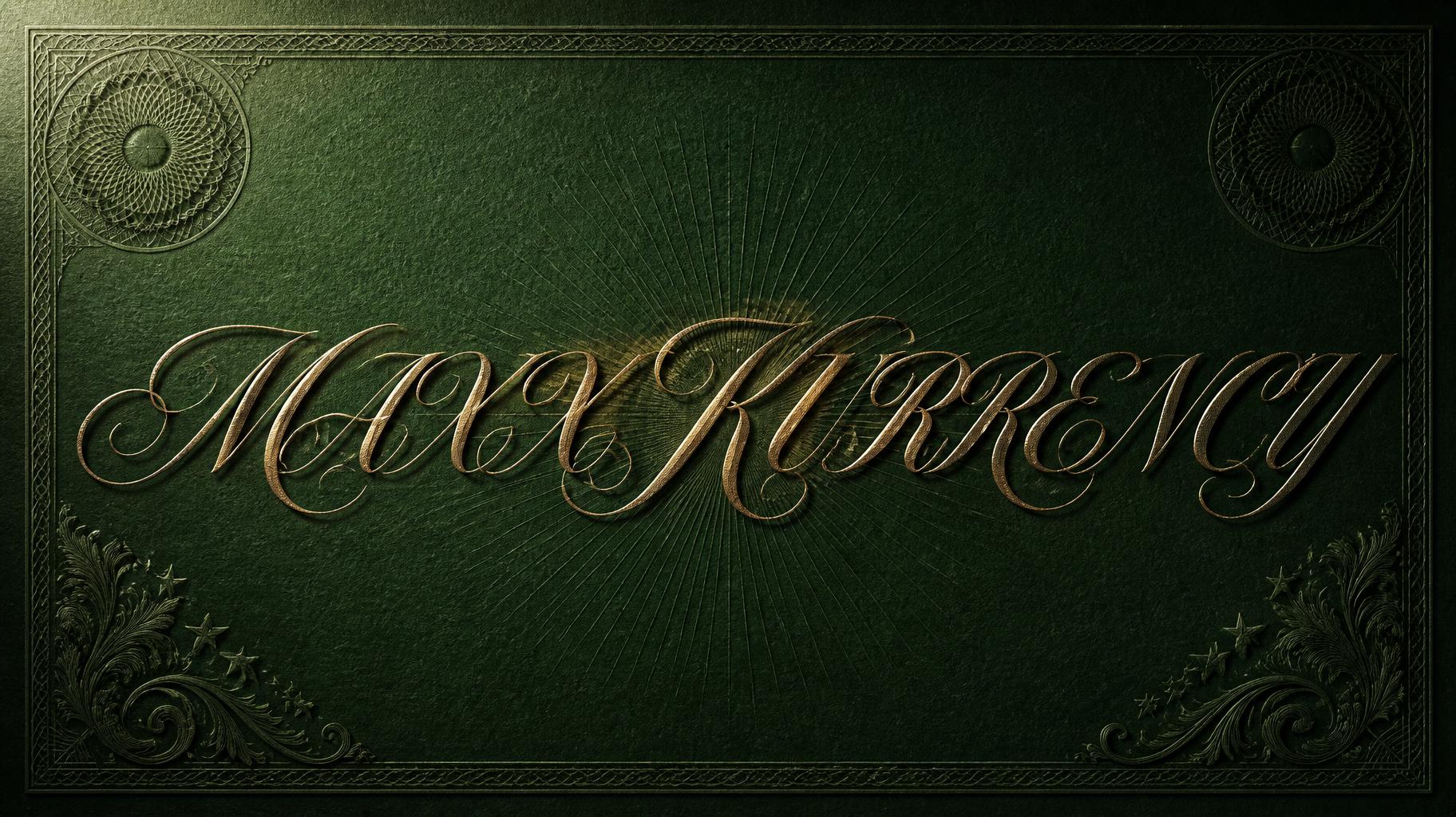 "MAXX KURRENCY" —  | AI Text Effect Generator