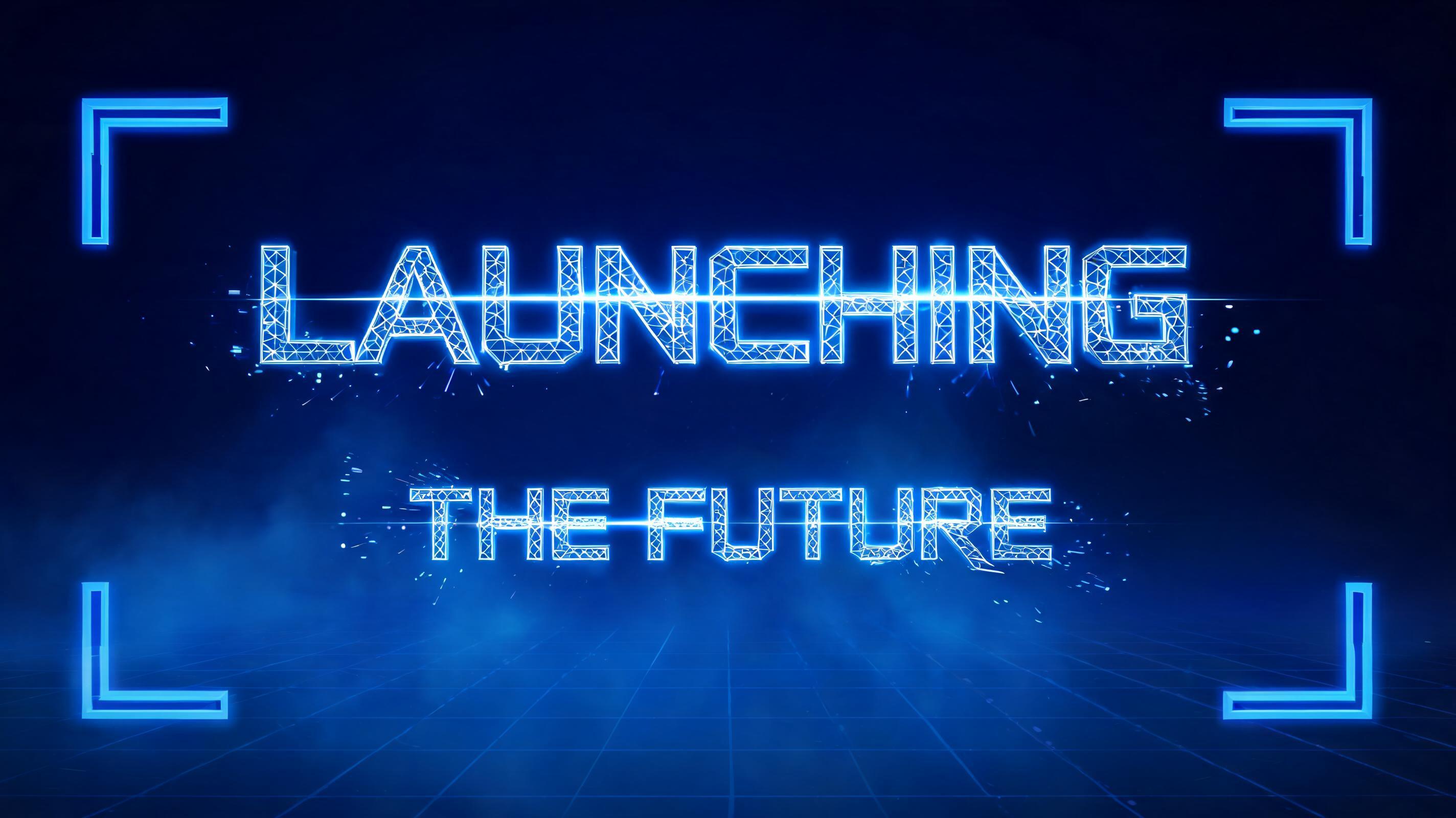 "Launchng the Future" — Futuristic | AI Text Effect Generator
