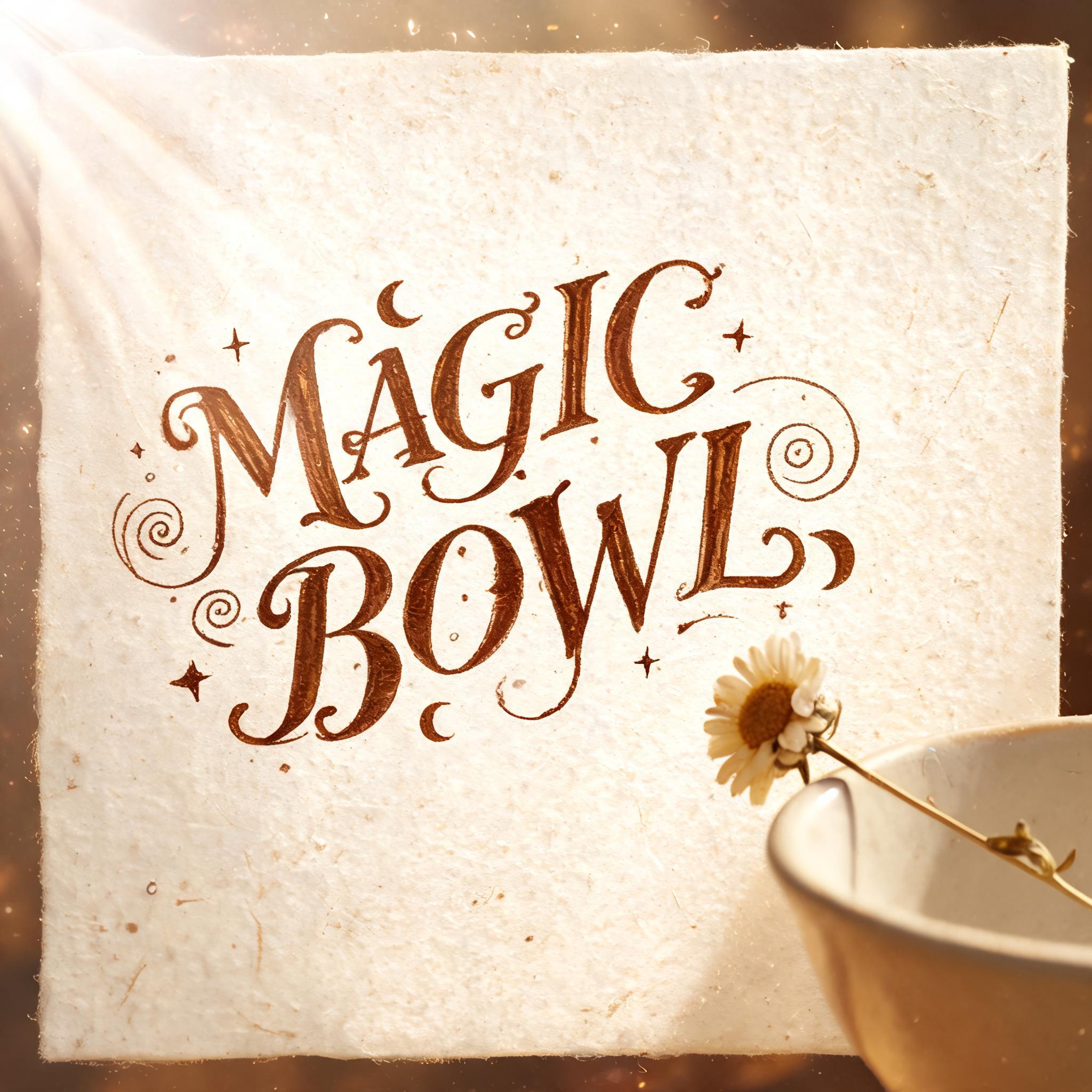 "MAGIC BOWL" — Handwritten Script | AI Text Effect Generator