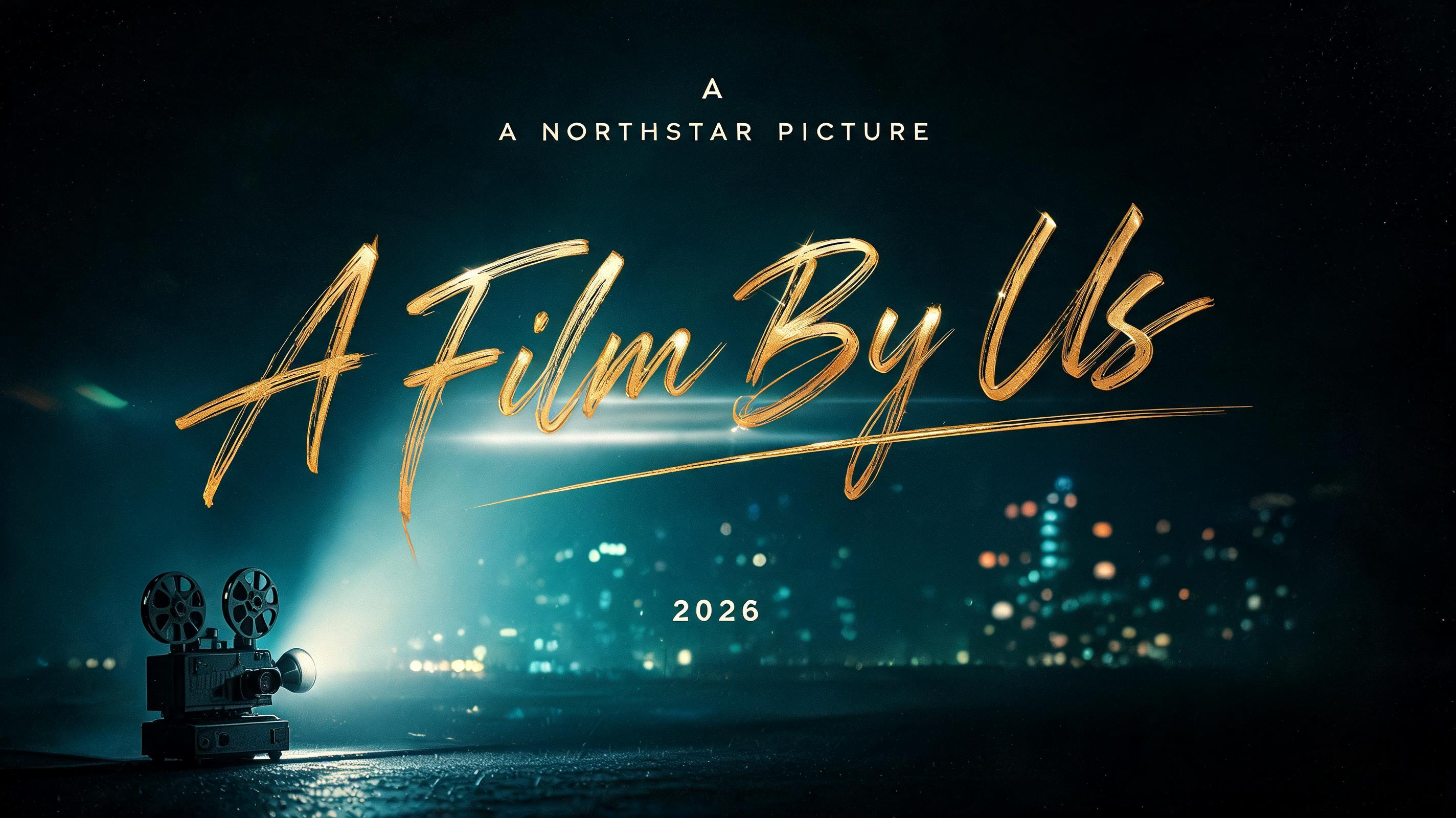 "A Film By Us
A NORTHSTAR PICTURE
2026" — Cinematic | AI Text Effect Generator