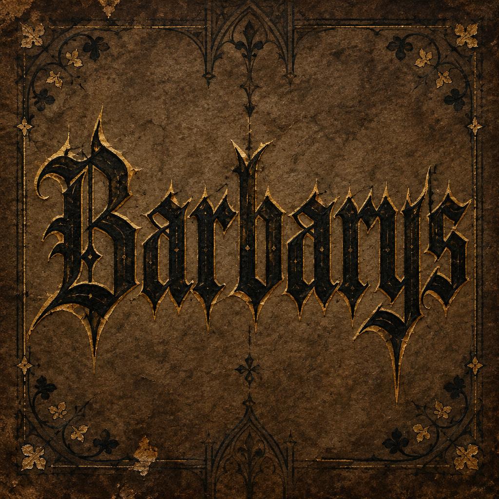 "Barbarys" — Gothic Font | AI Text Effect Generator