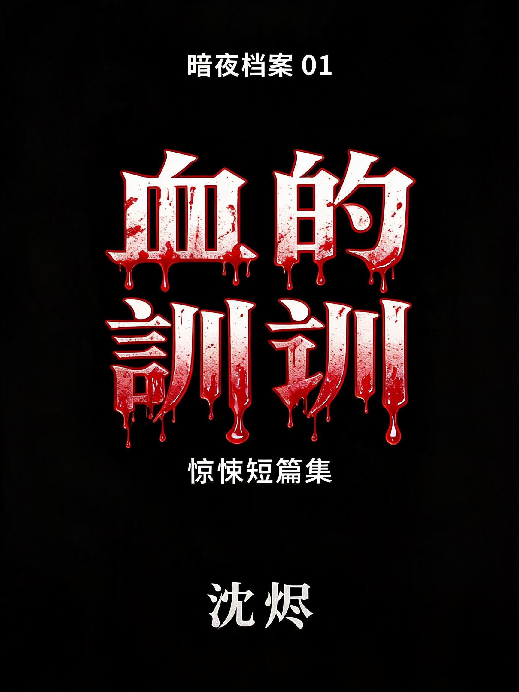 "血的訓訓" — Drip Font Blood | AI Text Effect Generator
