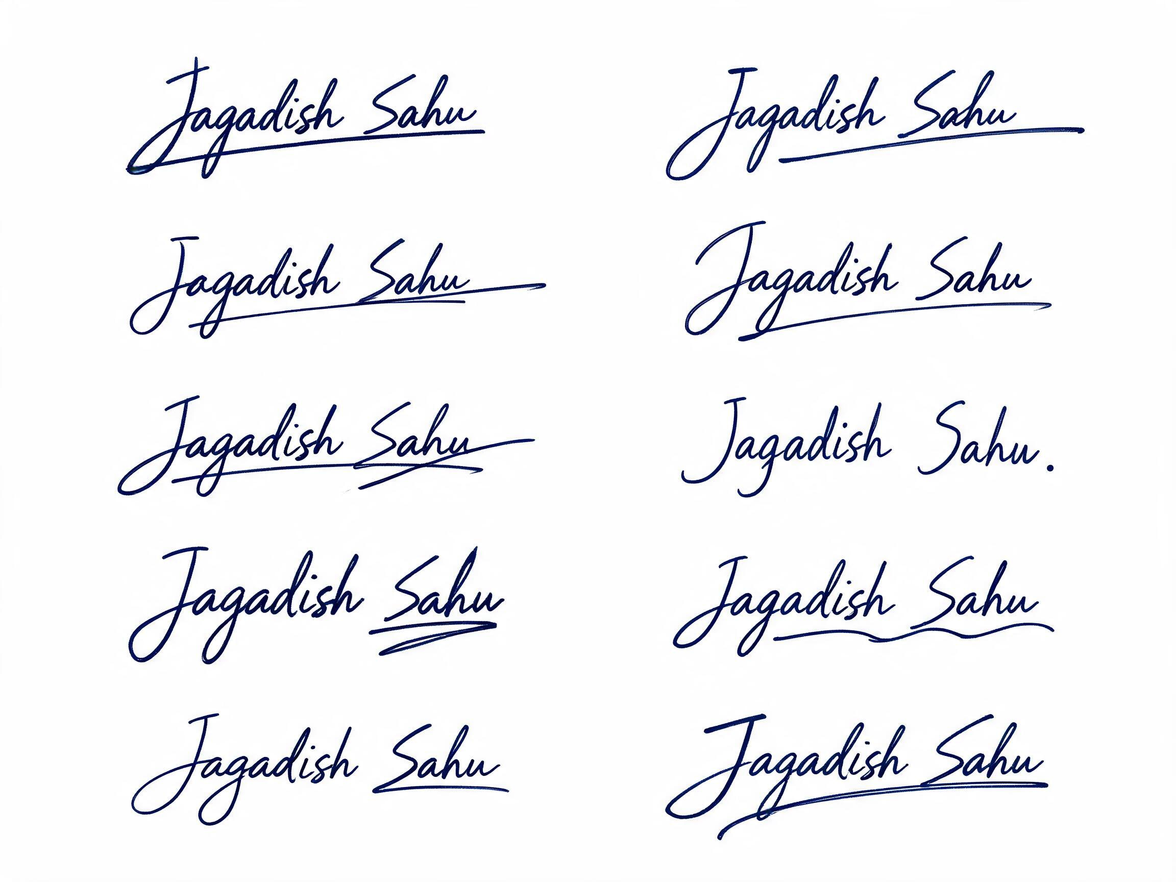 "Jagadish Sahu
Jagadish Sahu
Jagadish Sahu
Jagadish Sahu
Jagadish Sahu
Jagadish Sahu
Jagadish Sahu
Jagadish Sahu
Jagadish Sahu
Jagadish Sahu" — Cursive Signature | AI Text Effect Generator