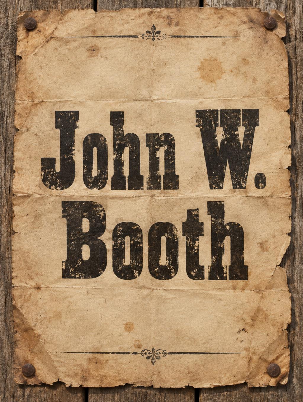 "John W. Booth" —  | AI Text Effect Generator