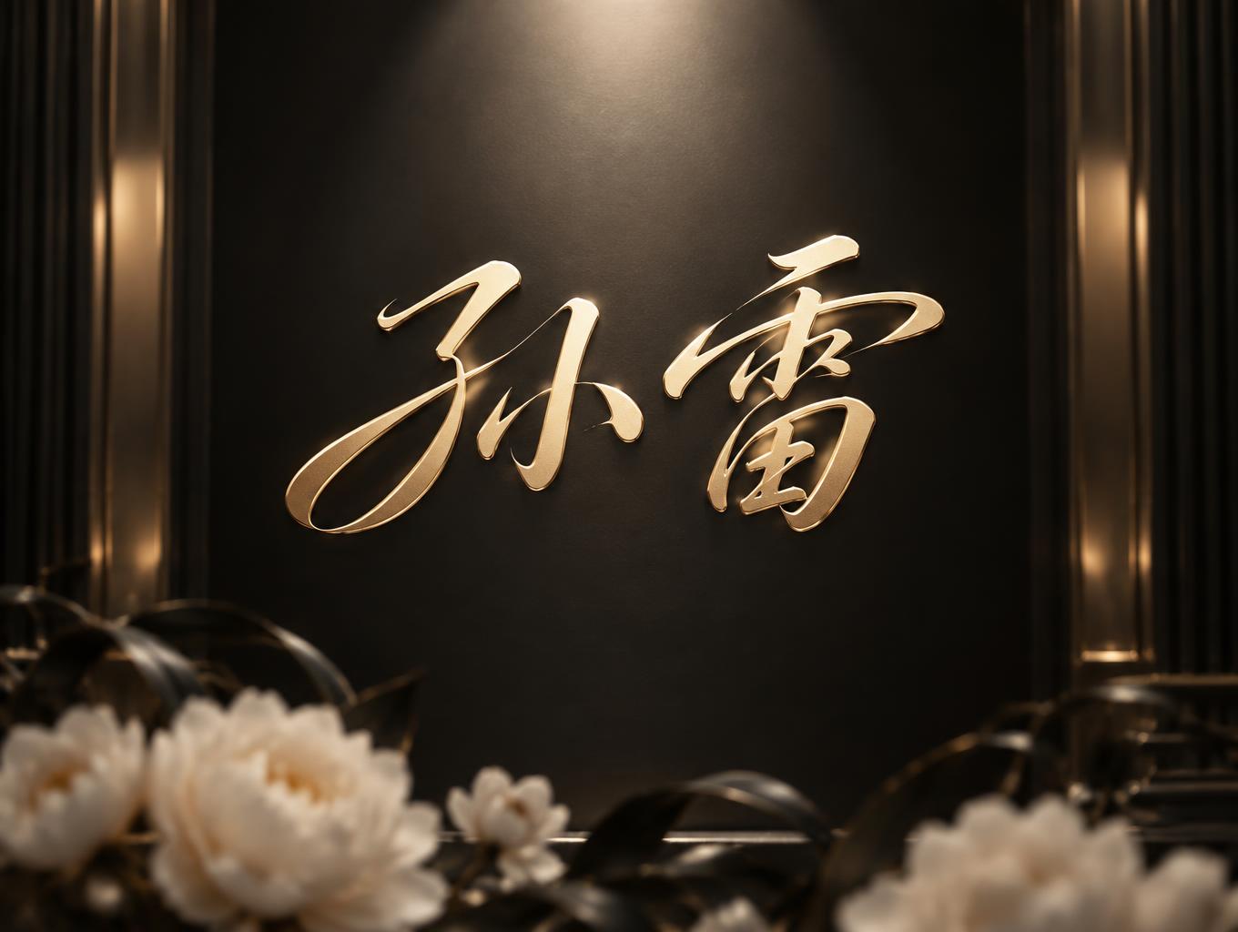 "孙雷" —  | AI Text Effect Generator