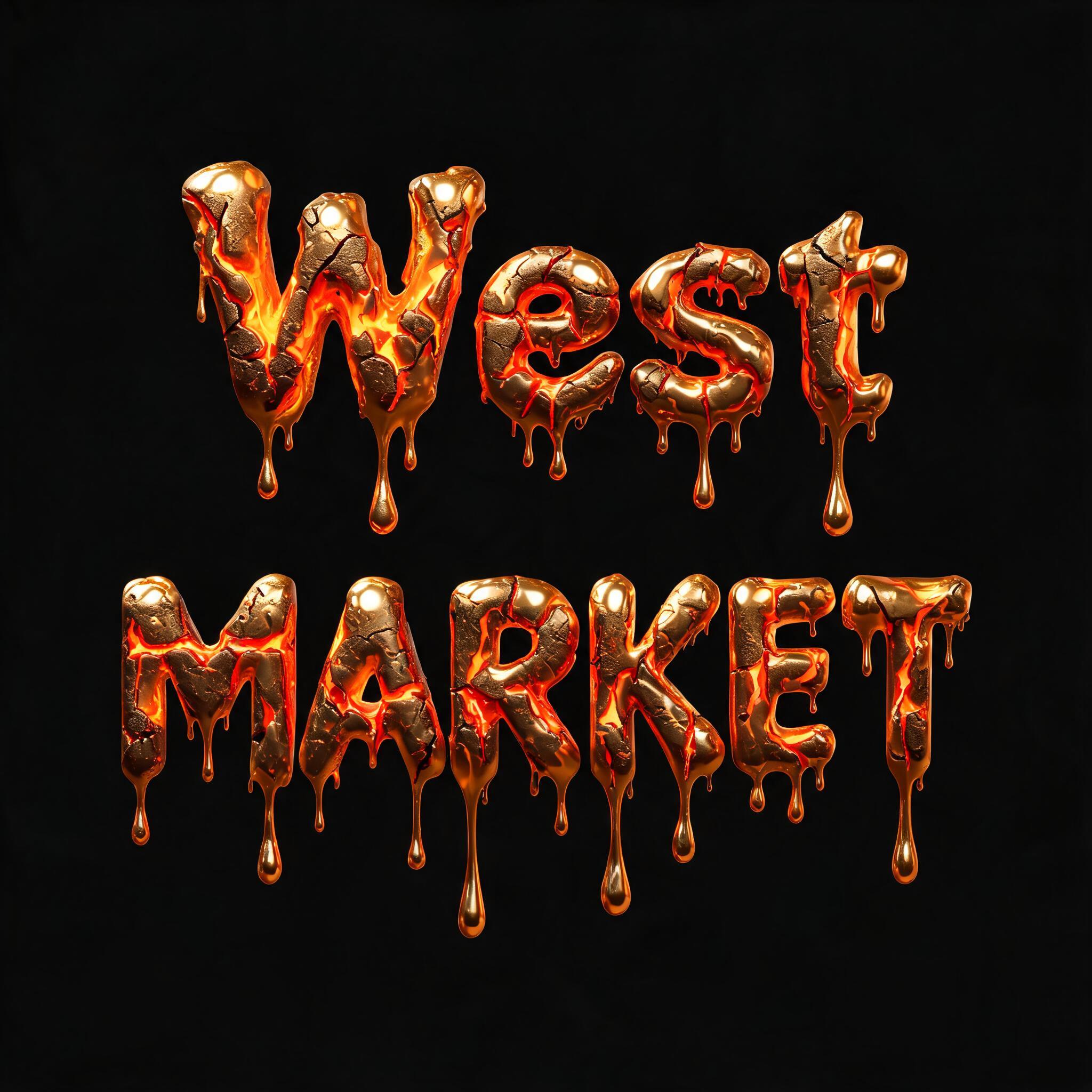 "West
MARKET" — Drip Font | AI Text Effect Generator
