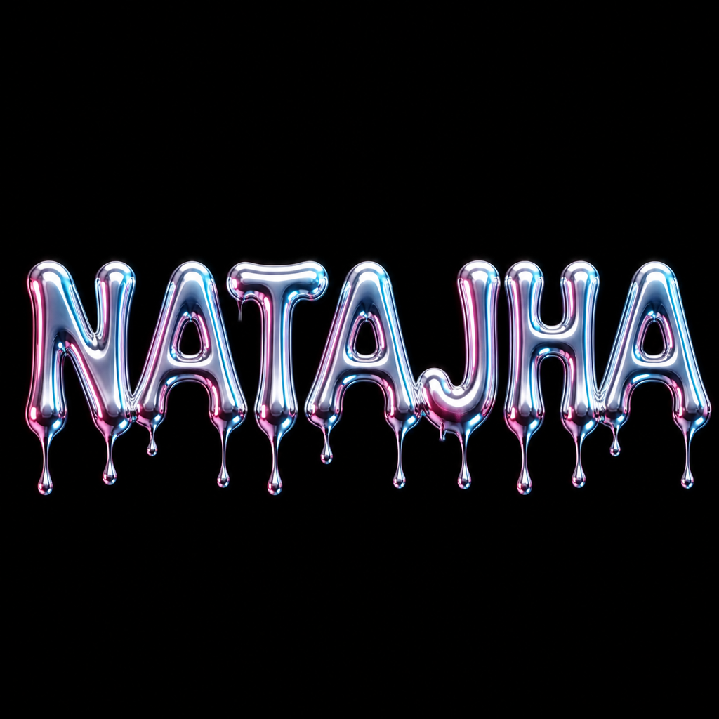 "" — Y2k Liquid text effect