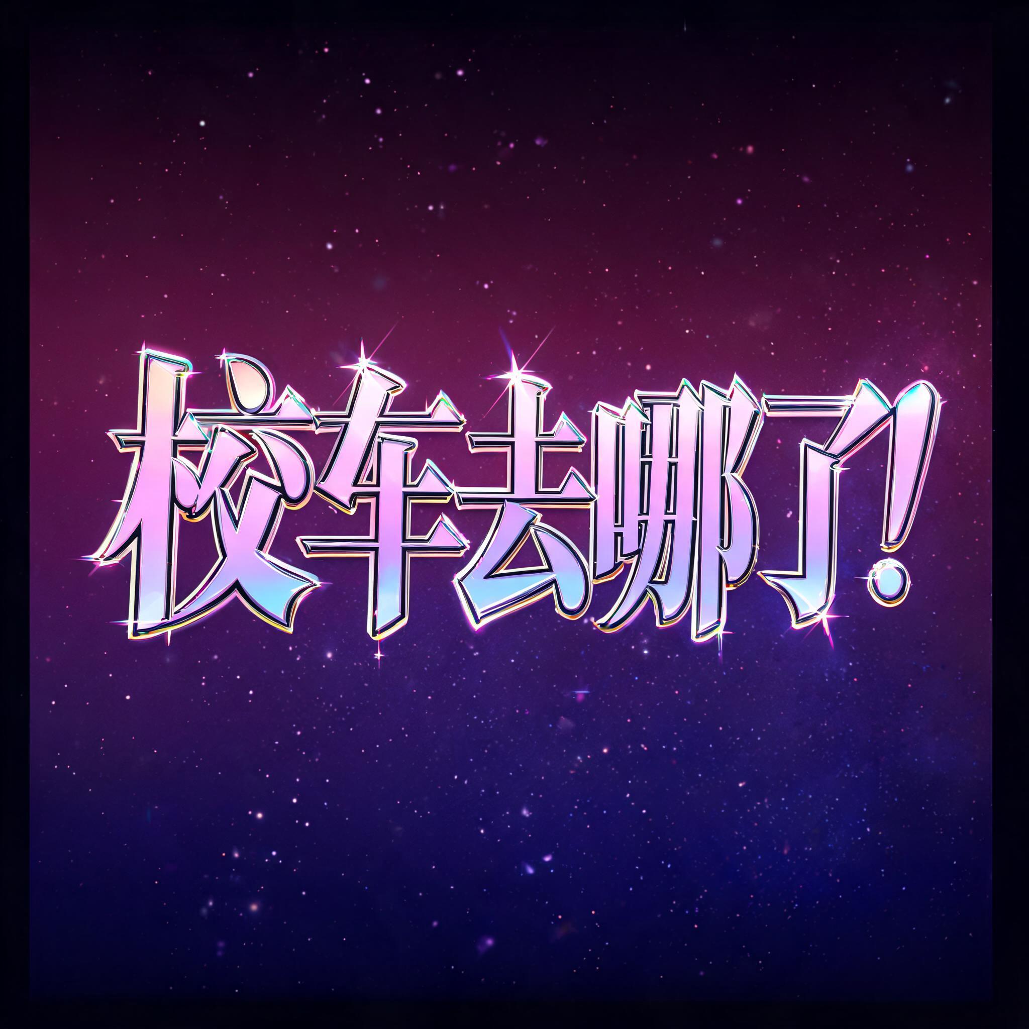 "校车去哪了！" — Anime | AI Text Effect Generator