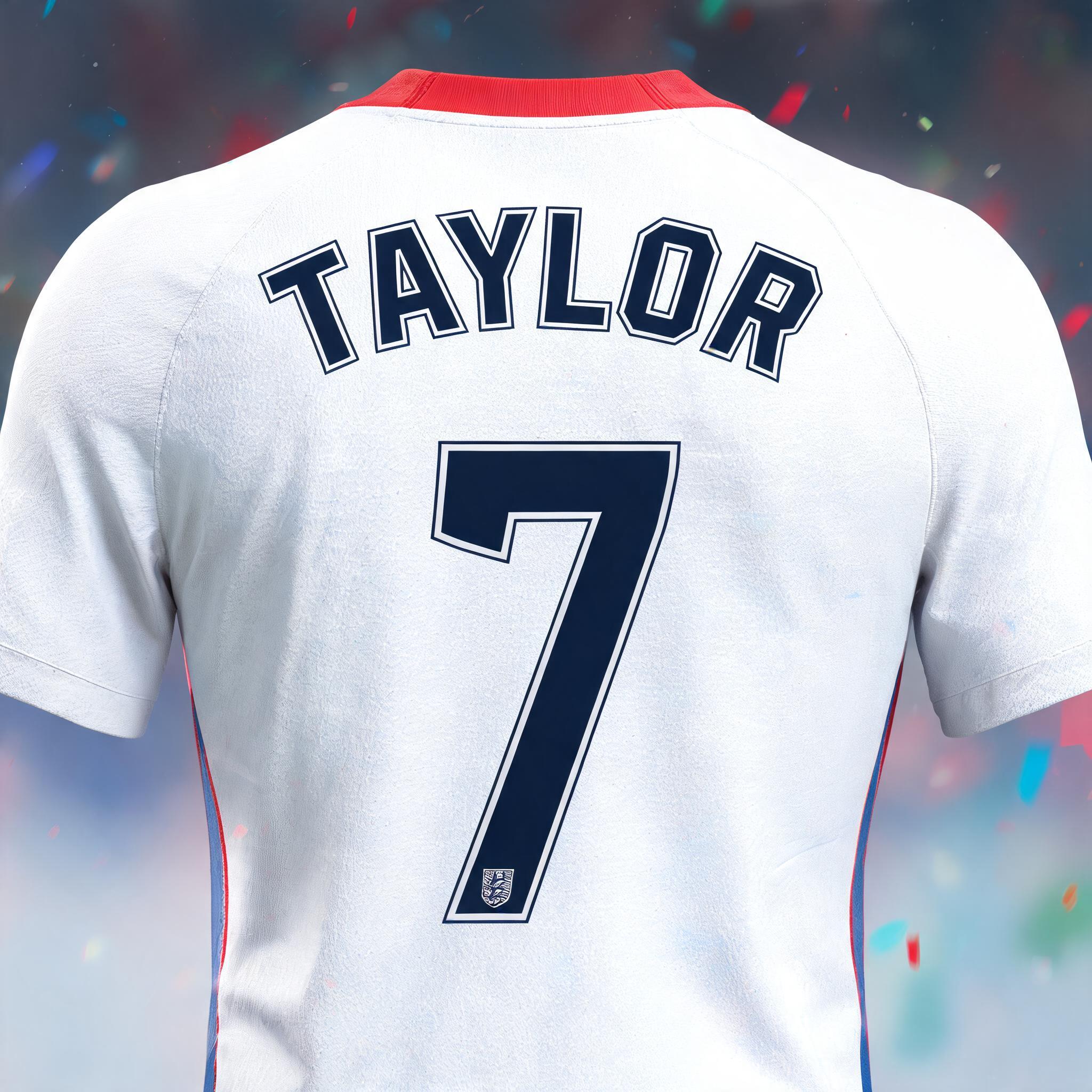 "TAYLOR
7" — Sports Football | AI Text Effect Generator