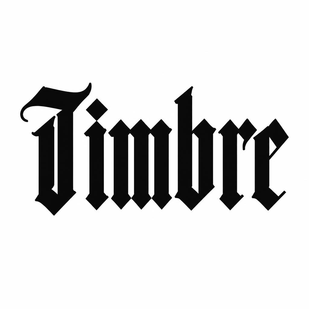 "Timbre" — Gothic | AI Text Effect Generator