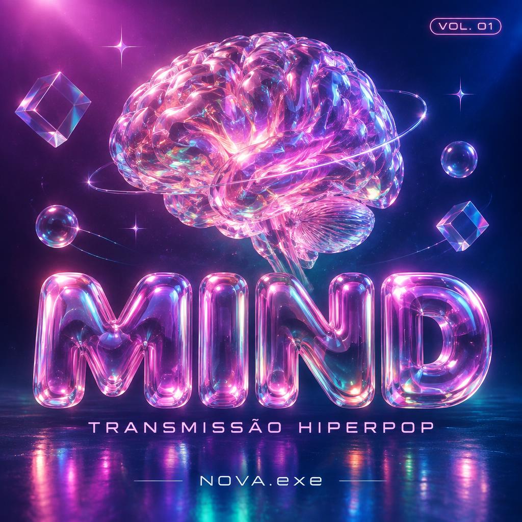 "MIND
TRANSMISSÃO HIPERPOP
NOVA.exe
VOL. 01" — Y2k | AI Text Effect Generator