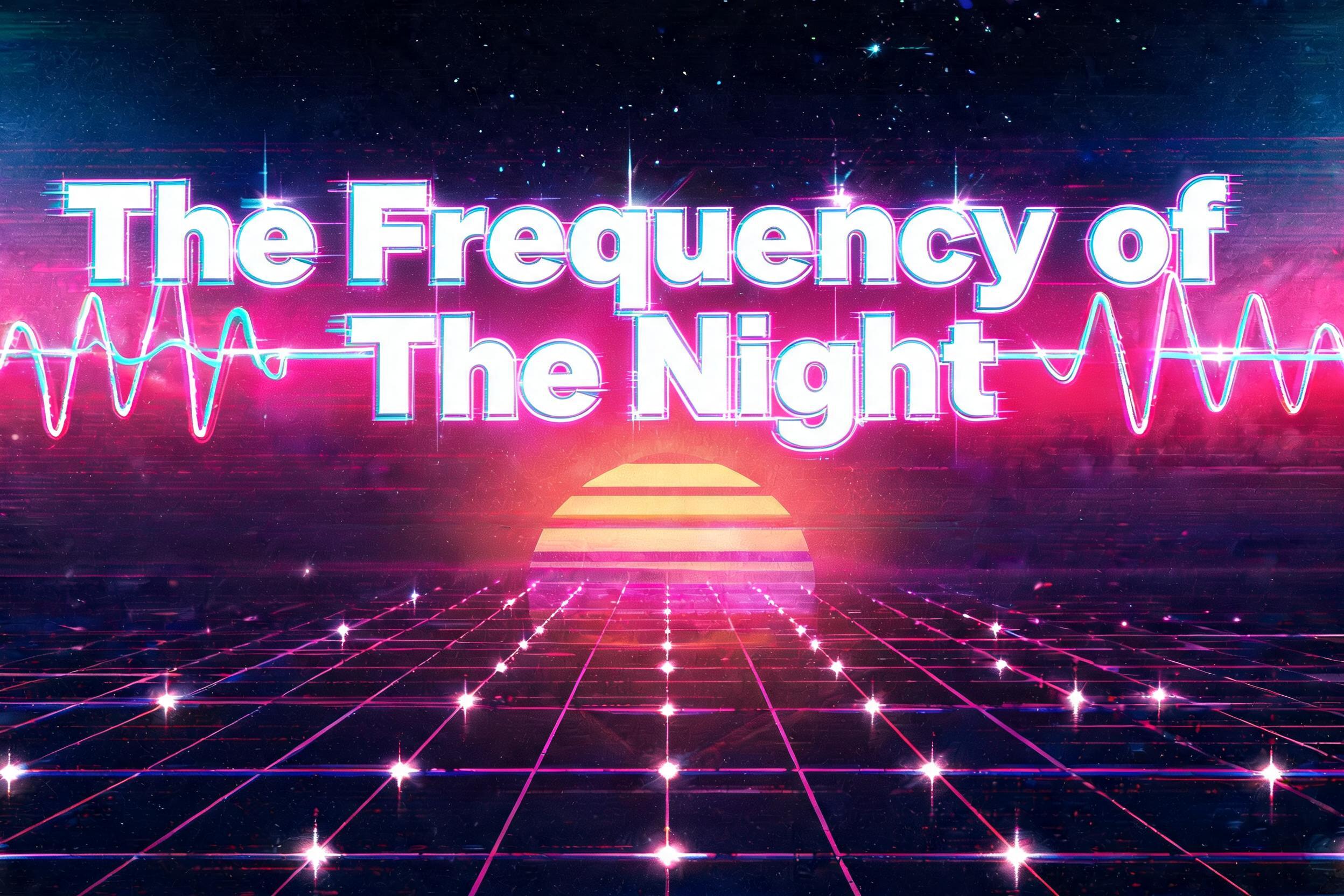 "" — Synthwave text effect