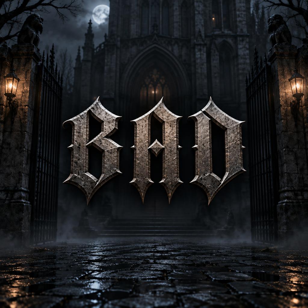 "BAD" —  | AI Text Effect Generator