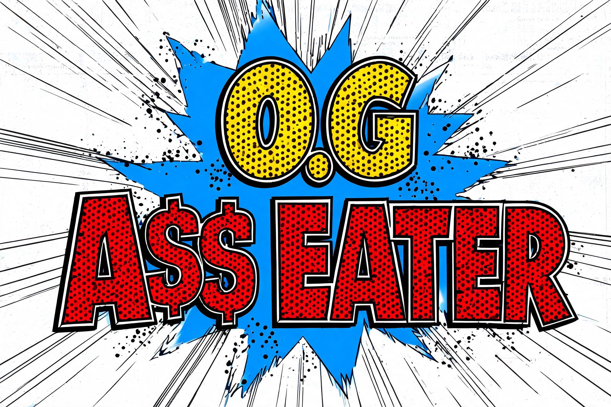 "O.G A$$ EATER" — Comic Book | AI Text Effect Generator