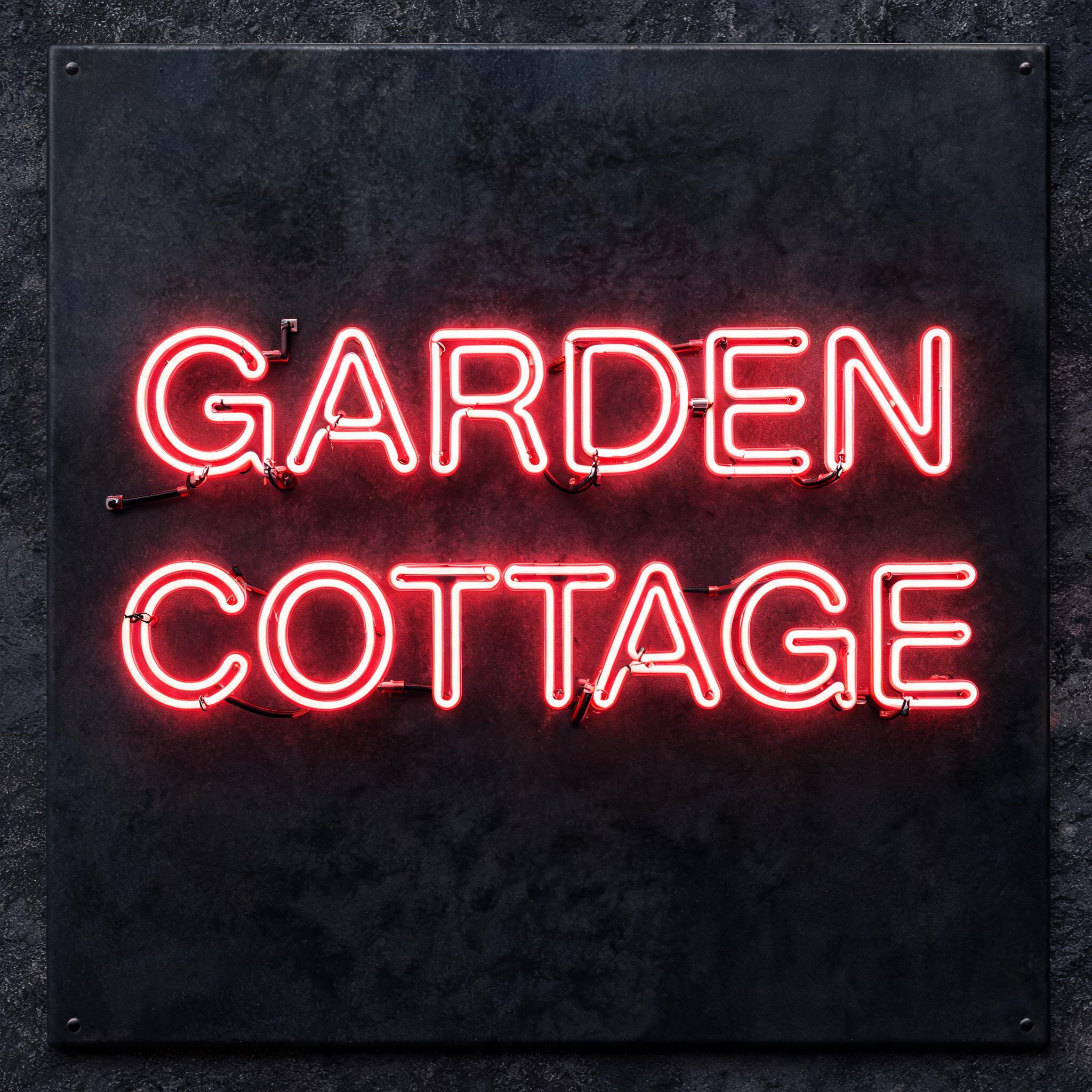 "Garden Cottage" — Neon Sign | AI Text Effect Generator