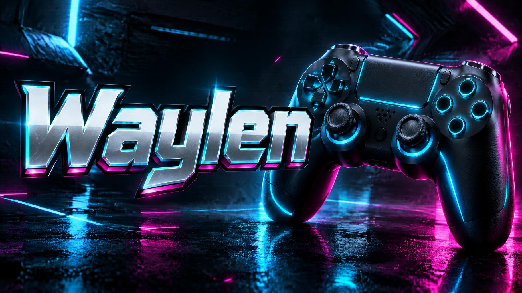 "Waylen" — Cyberpunk | AI Text Effect Generator