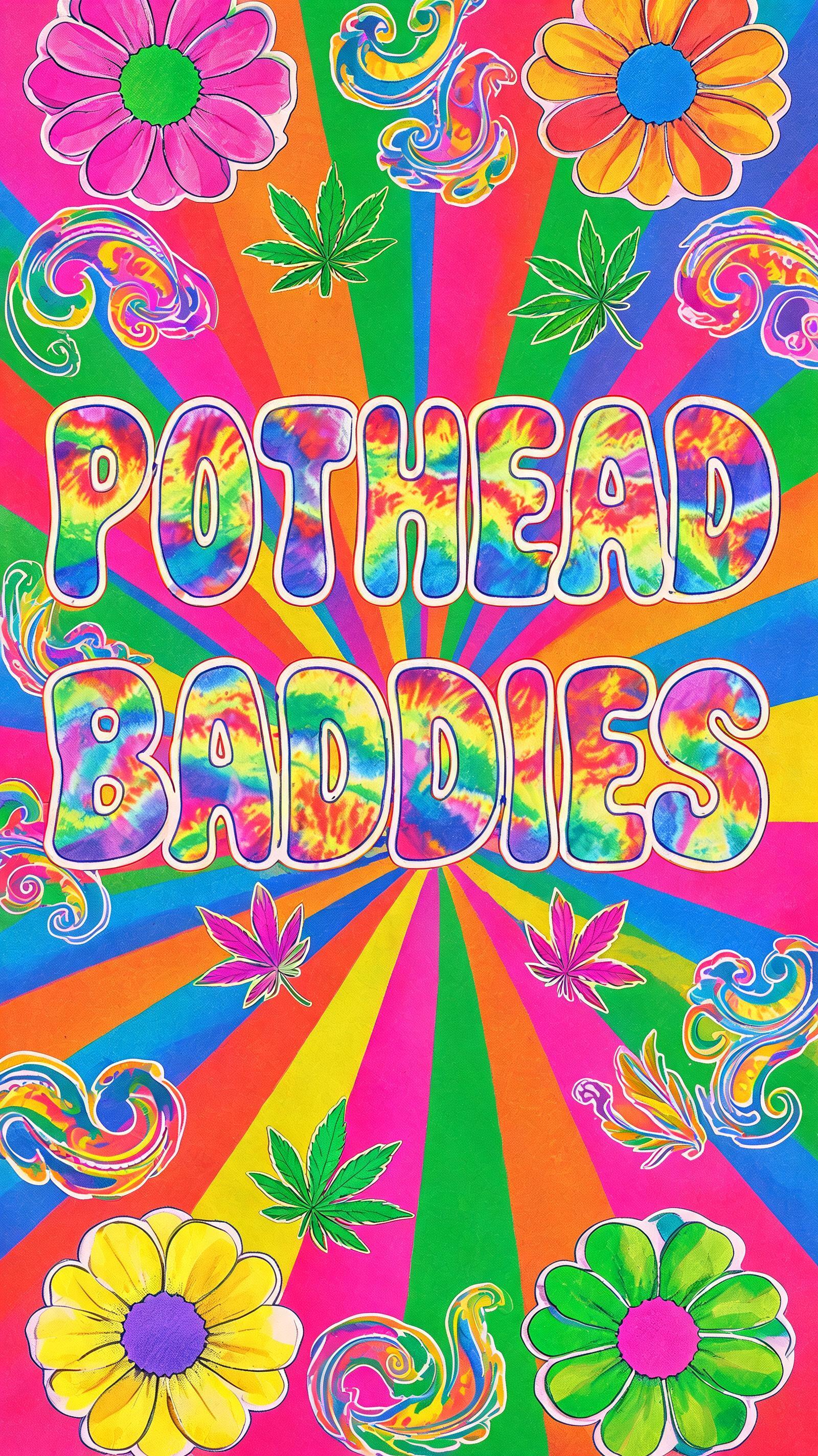"Pothead Baddies" — Psychedelic | AI Text Effect Generator