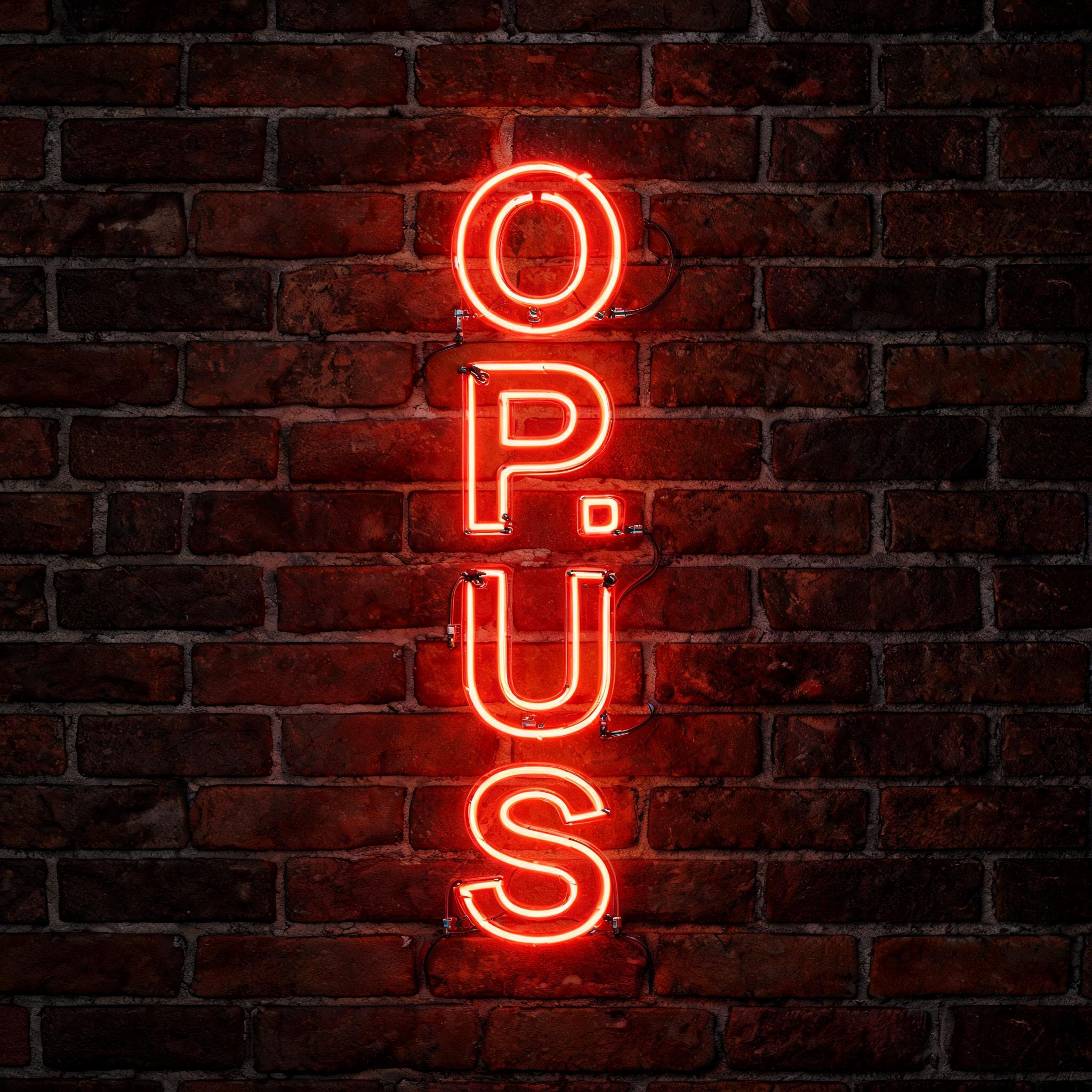 "O.
P.
U.
S." — Neon Glow | AI Text Effect Generator