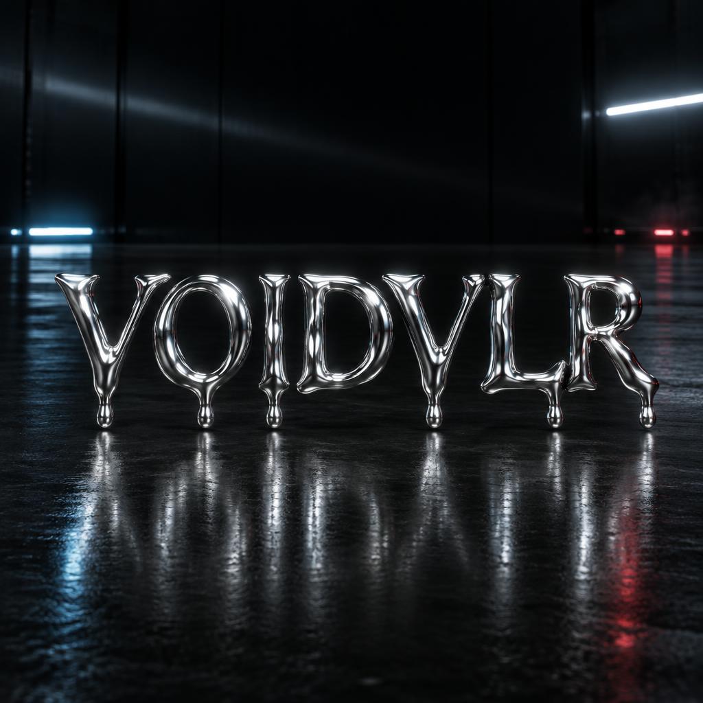 "VOIDVLR" —  | AI Text Effect Generator