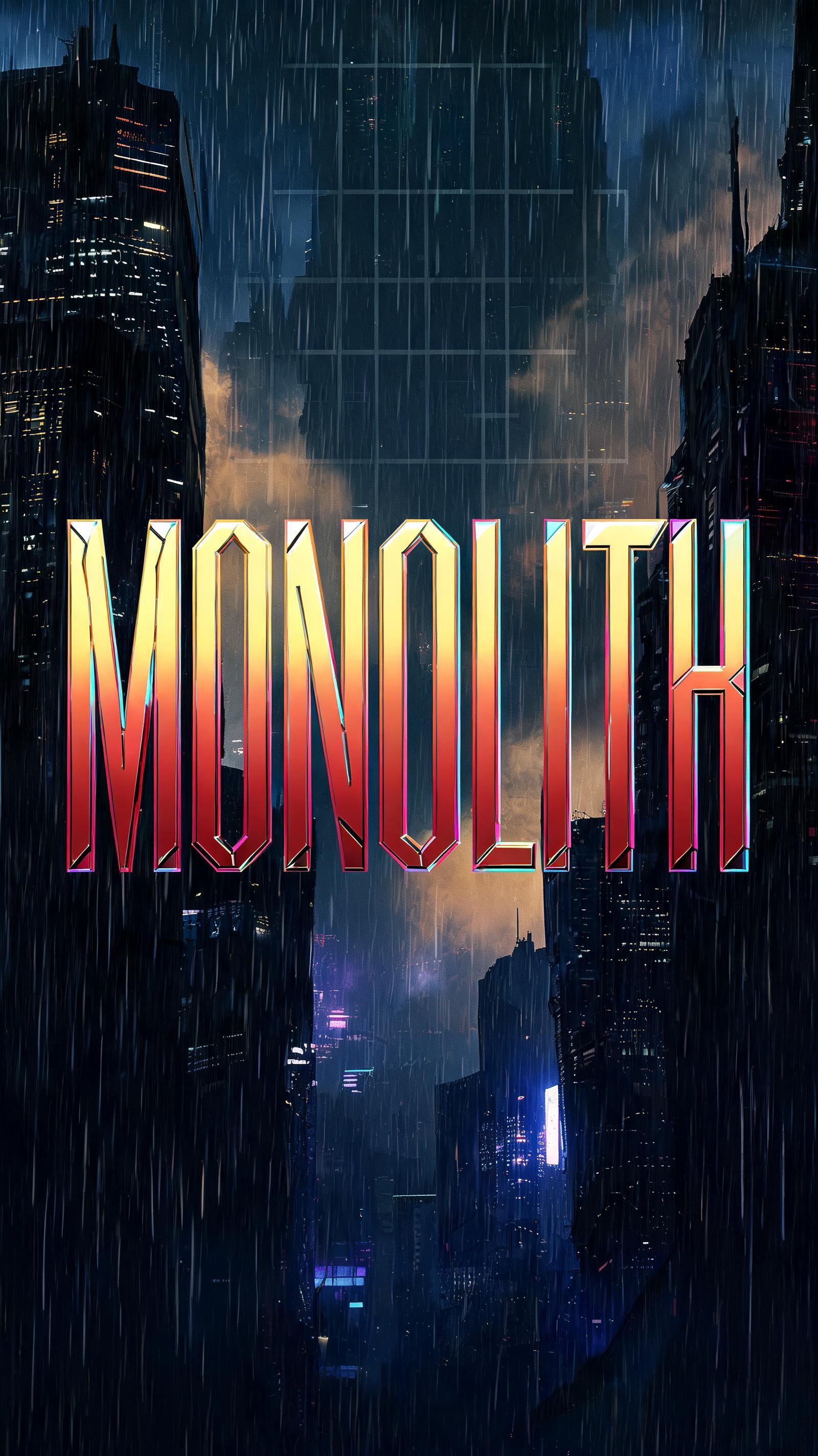 "MONOLITH" — Cyberpunk 2077 | AI Text Effect Generator